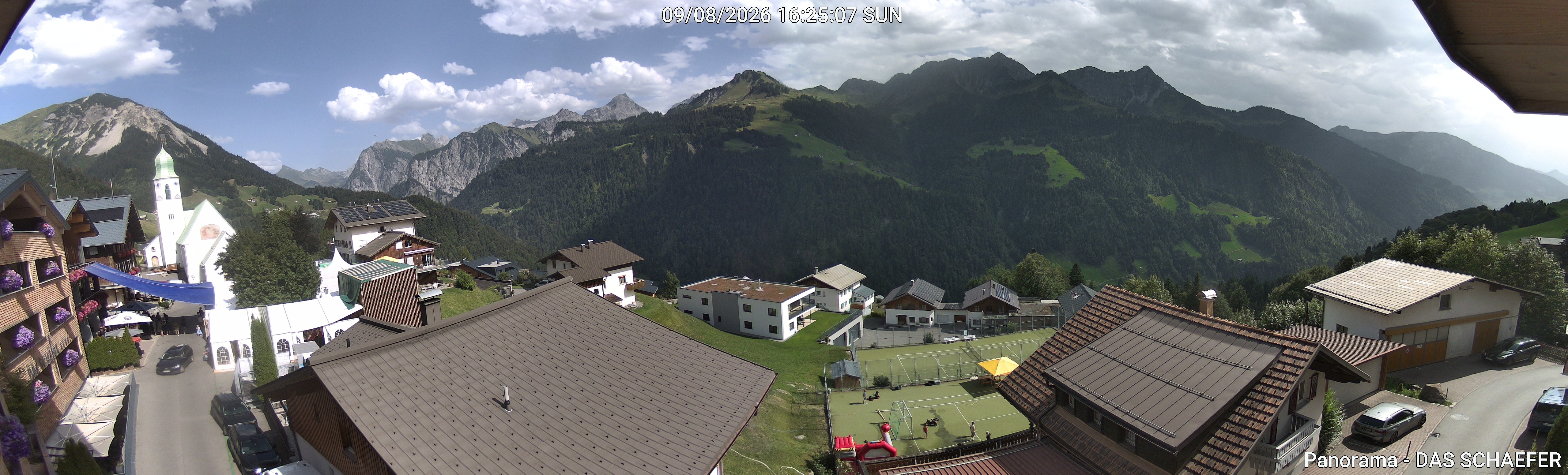 Archiv Foto Webcam Blick Dorf Fontanella