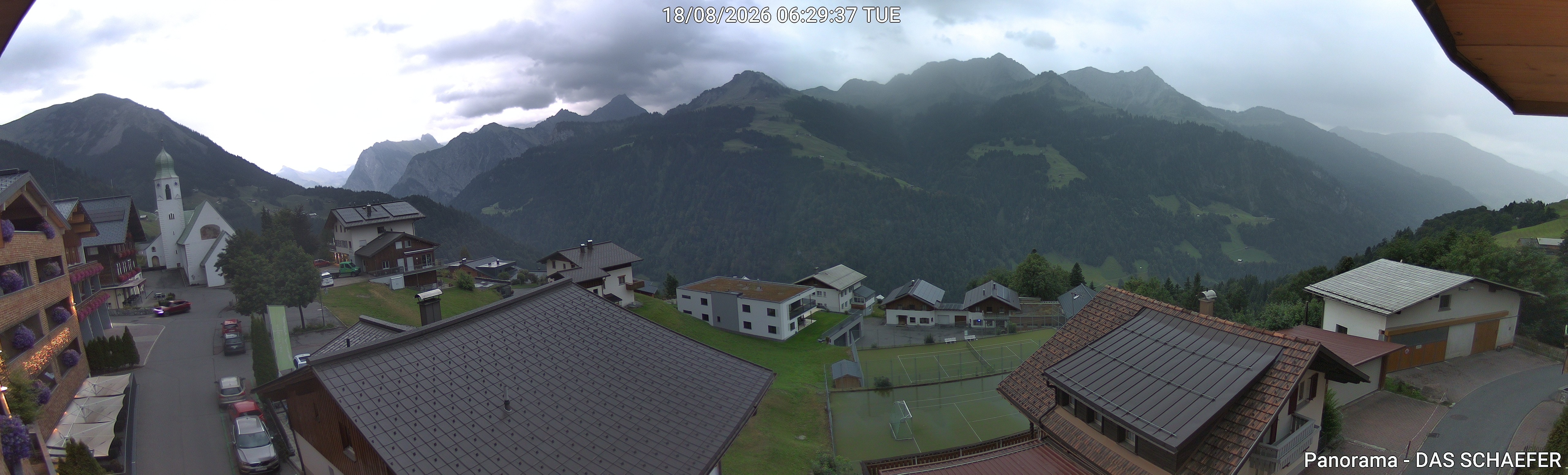 Archiv Foto Webcam Blick Dorf Fontanella