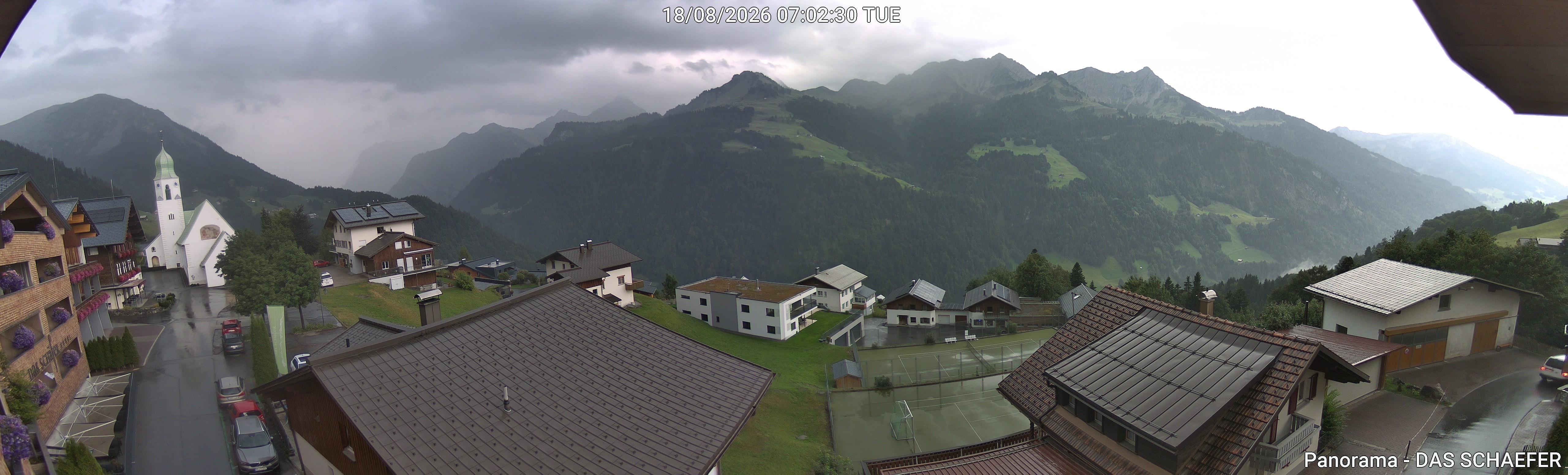 Archiv Foto Webcam Blick Dorf Fontanella