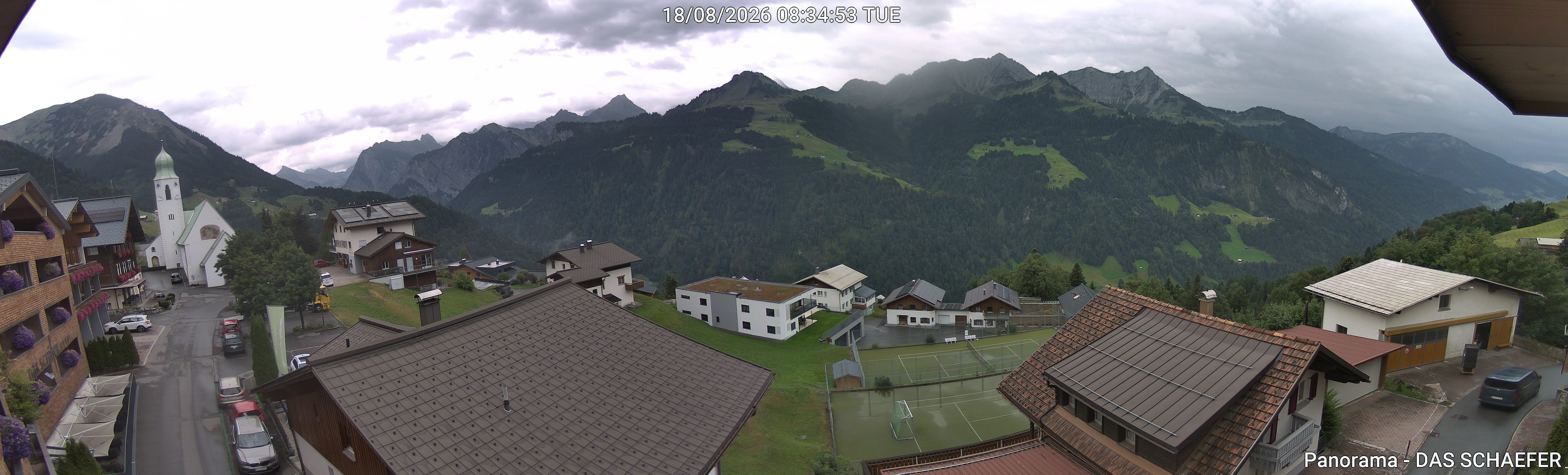 Archiv Foto Webcam Blick Dorf Fontanella