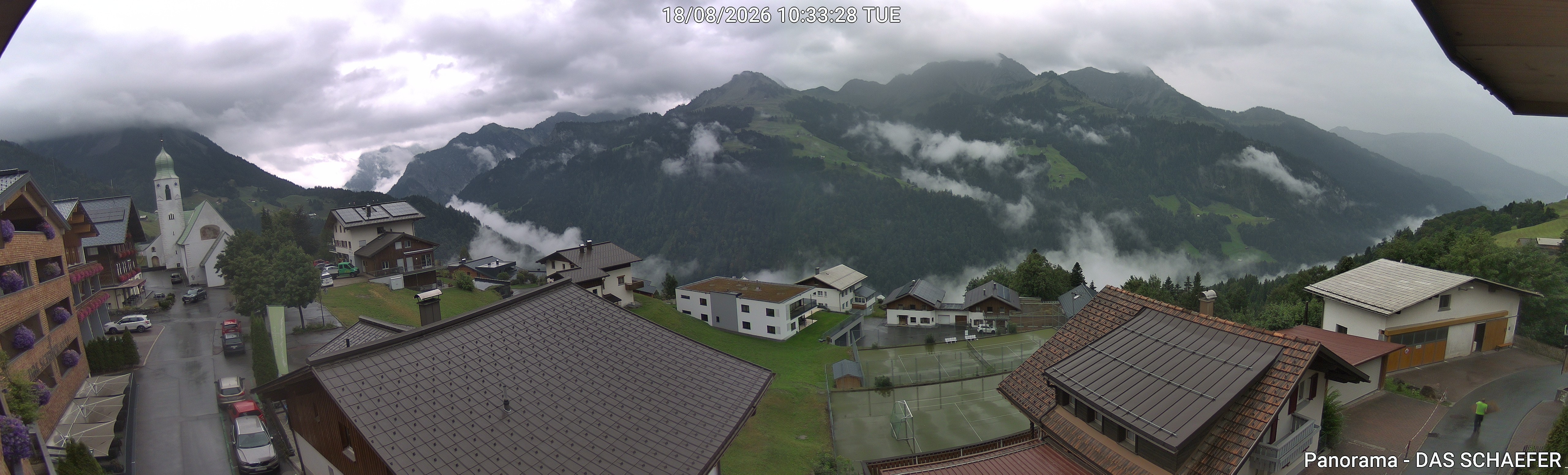 Archiv Foto Webcam Blick Dorf Fontanella