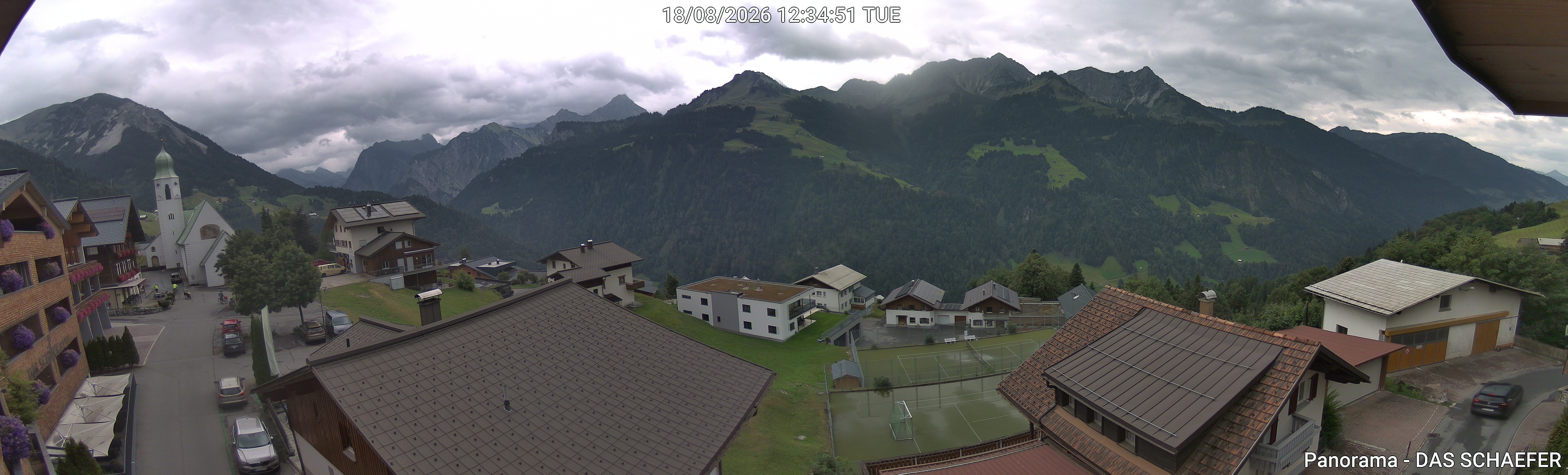 Archiv Foto Webcam Blick Dorf Fontanella