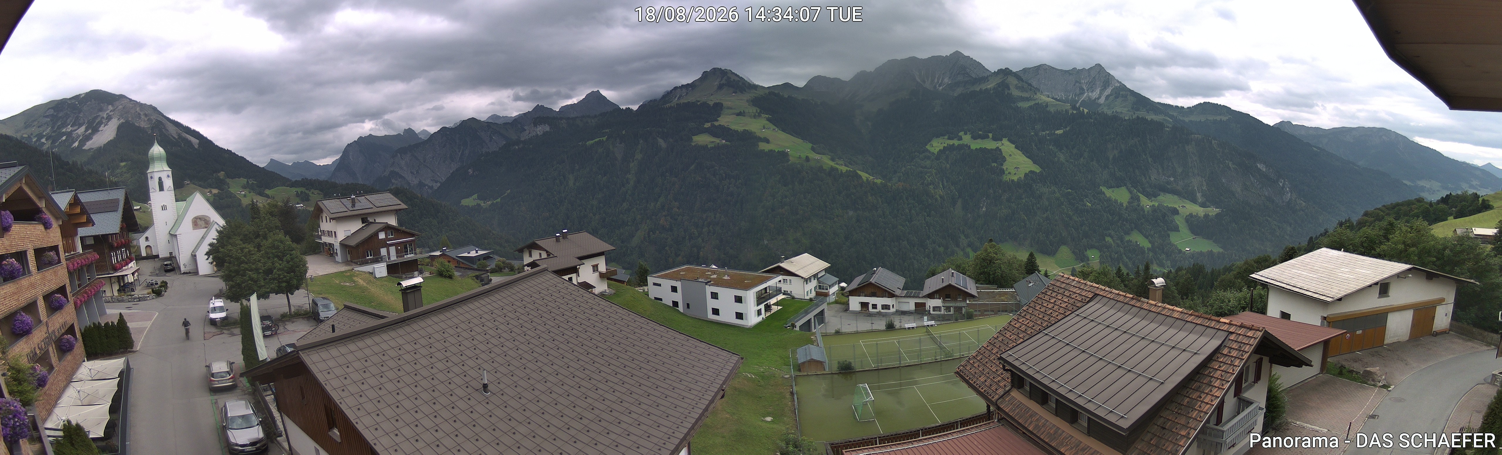 Archiv Foto Webcam Blick Dorf Fontanella