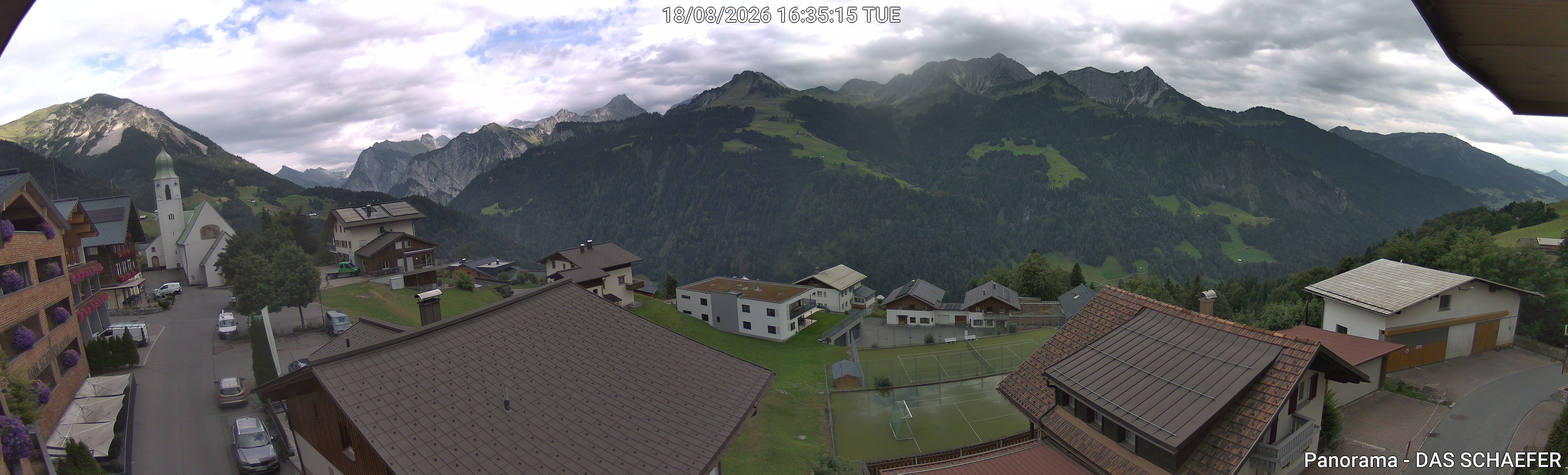 Archiv Foto Webcam Blick Dorf Fontanella