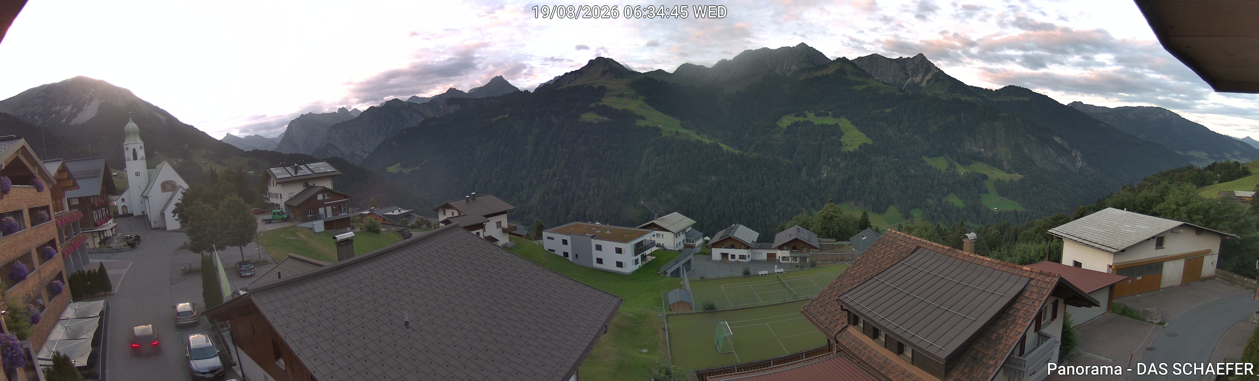Archiv Foto Webcam Blick Dorf Fontanella