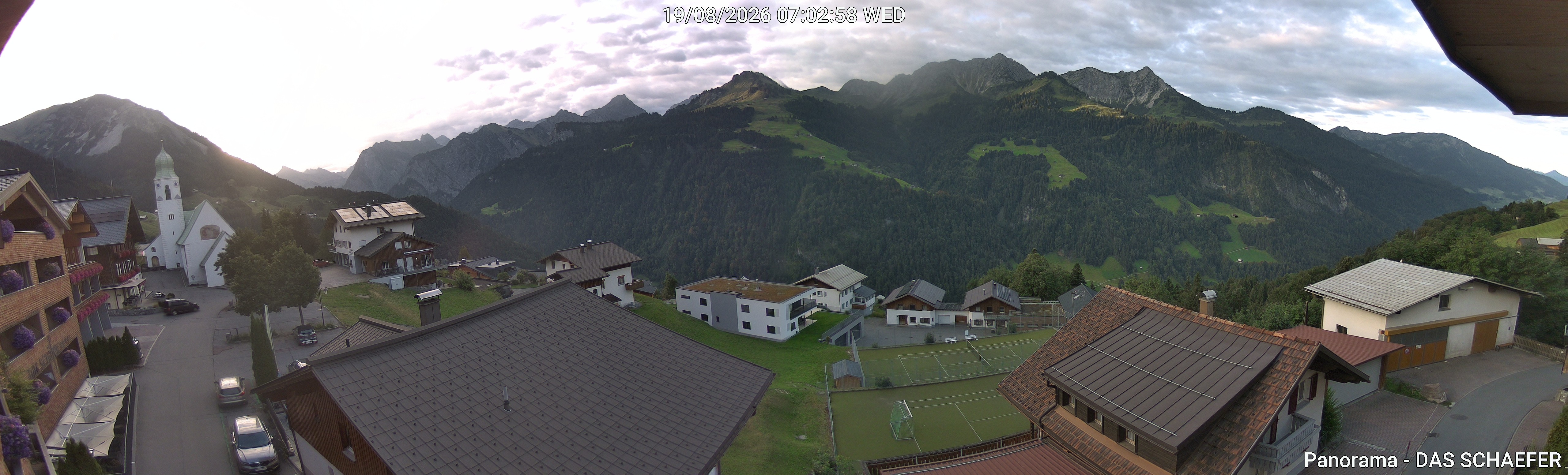 Archiv Foto Webcam Blick Dorf Fontanella