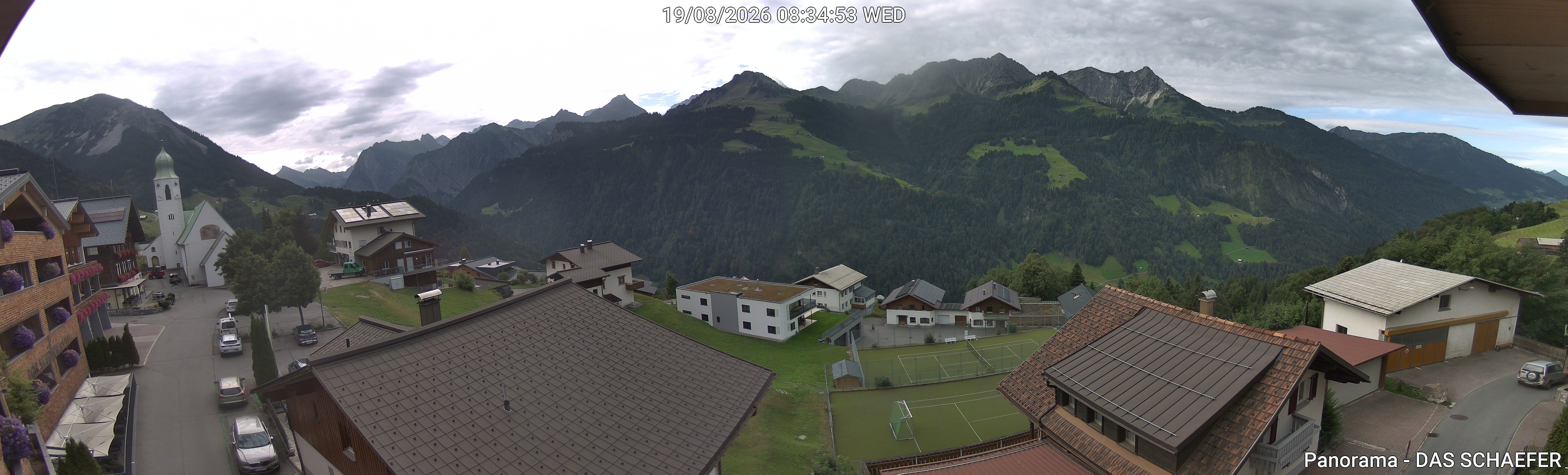 Archiv Foto Webcam Blick Dorf Fontanella