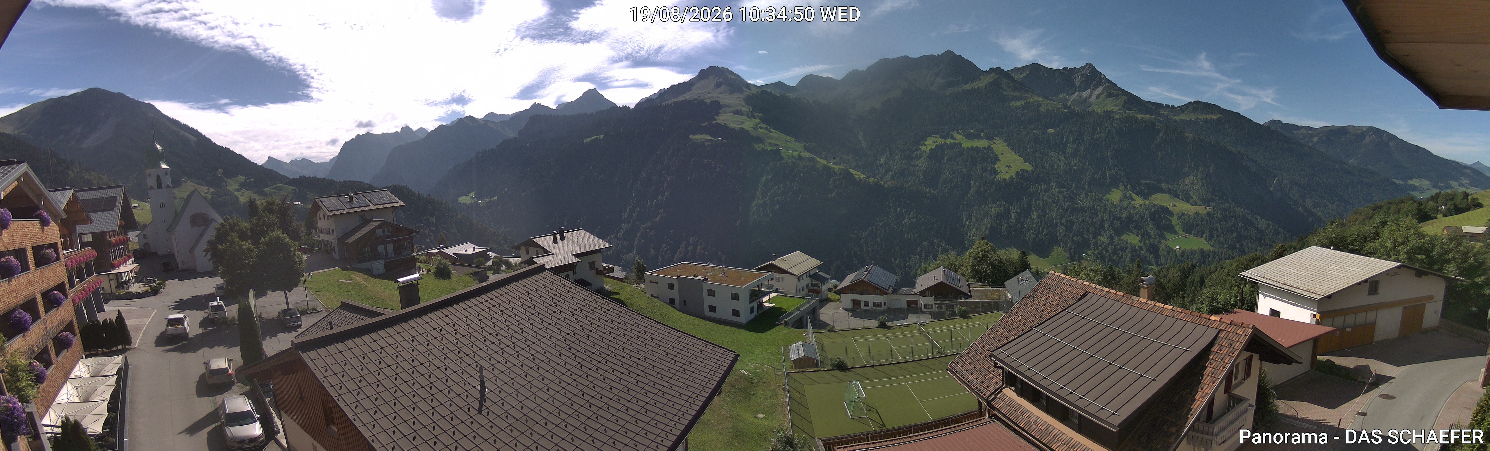 Archiv Foto Webcam Blick Dorf Fontanella