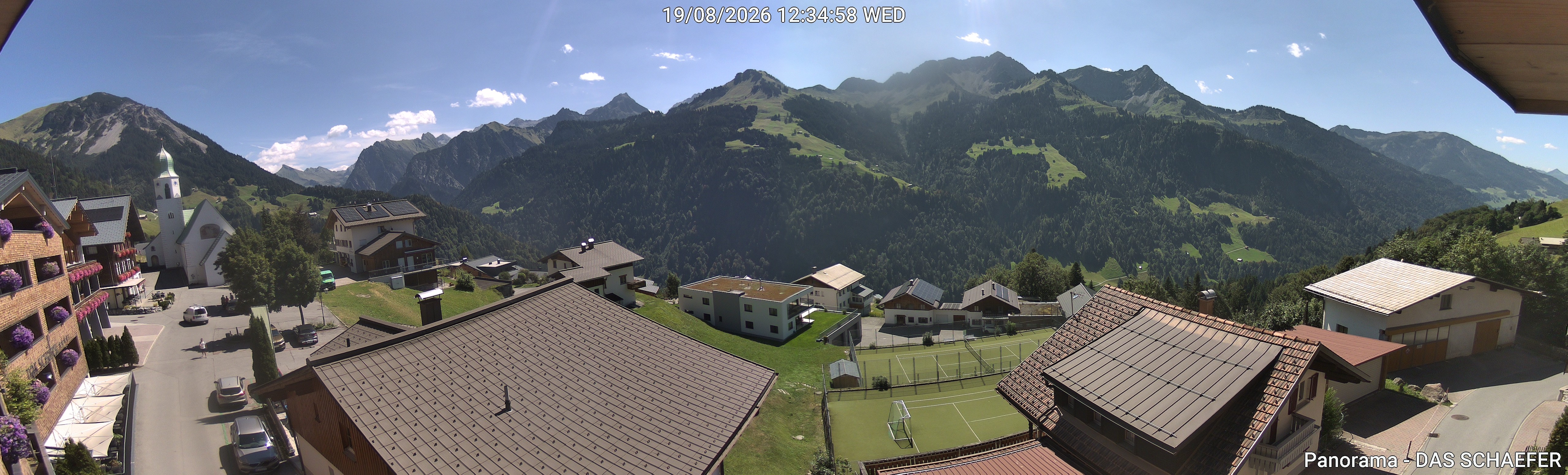 Archiv Foto Webcam Blick Dorf Fontanella