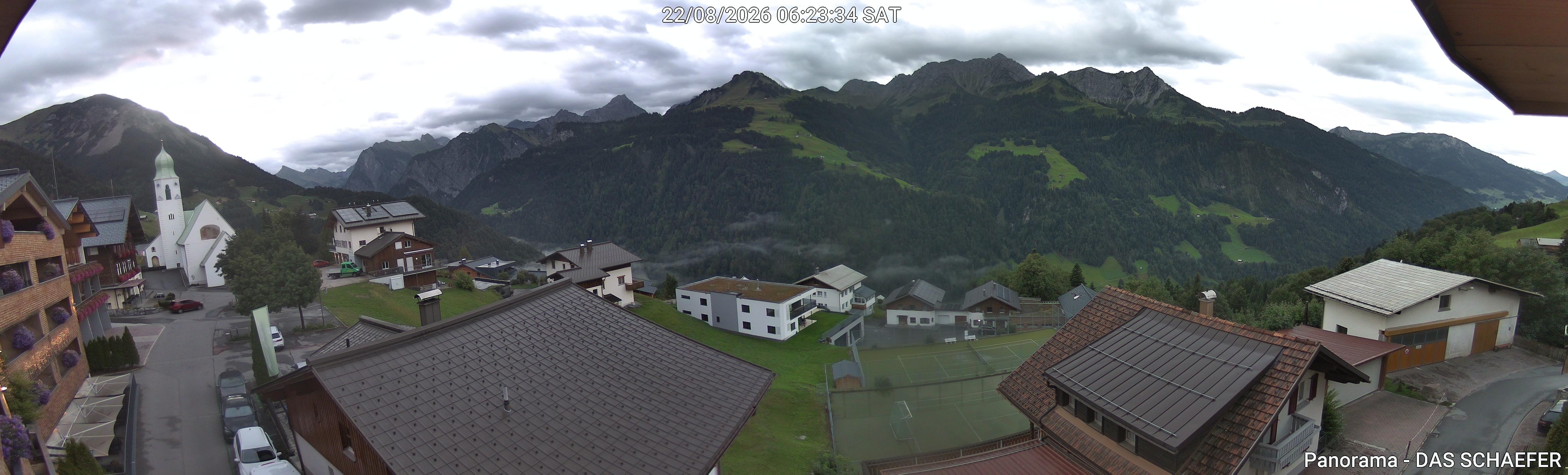 Archiv Foto Webcam Blick Dorf Fontanella