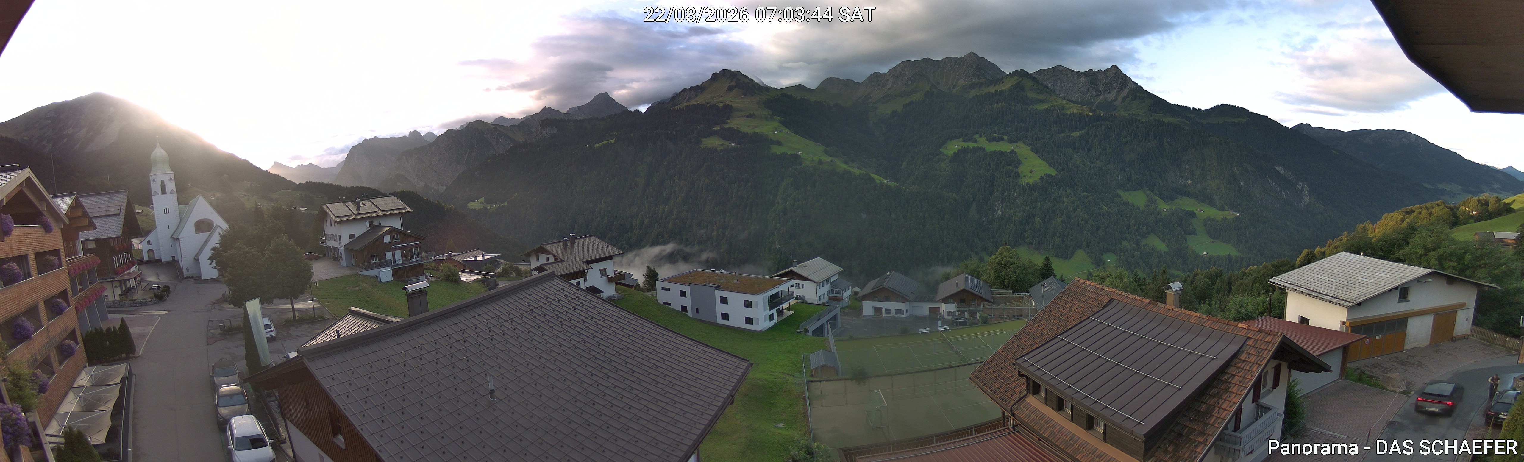 Archiv Foto Webcam Blick Dorf Fontanella