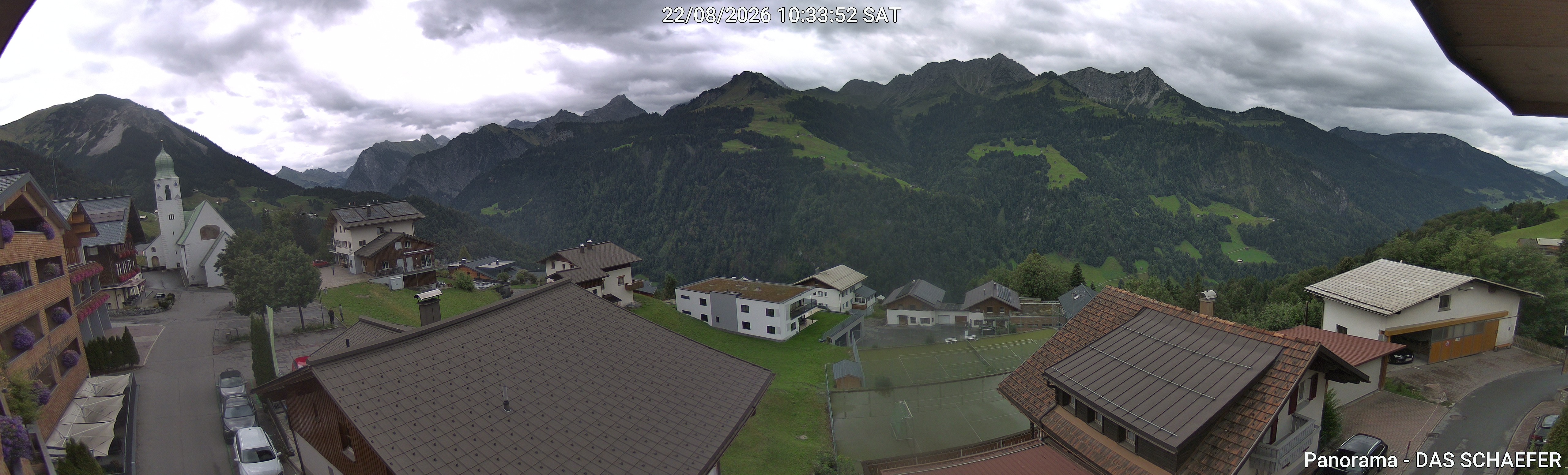 Archiv Foto Webcam Blick Dorf Fontanella