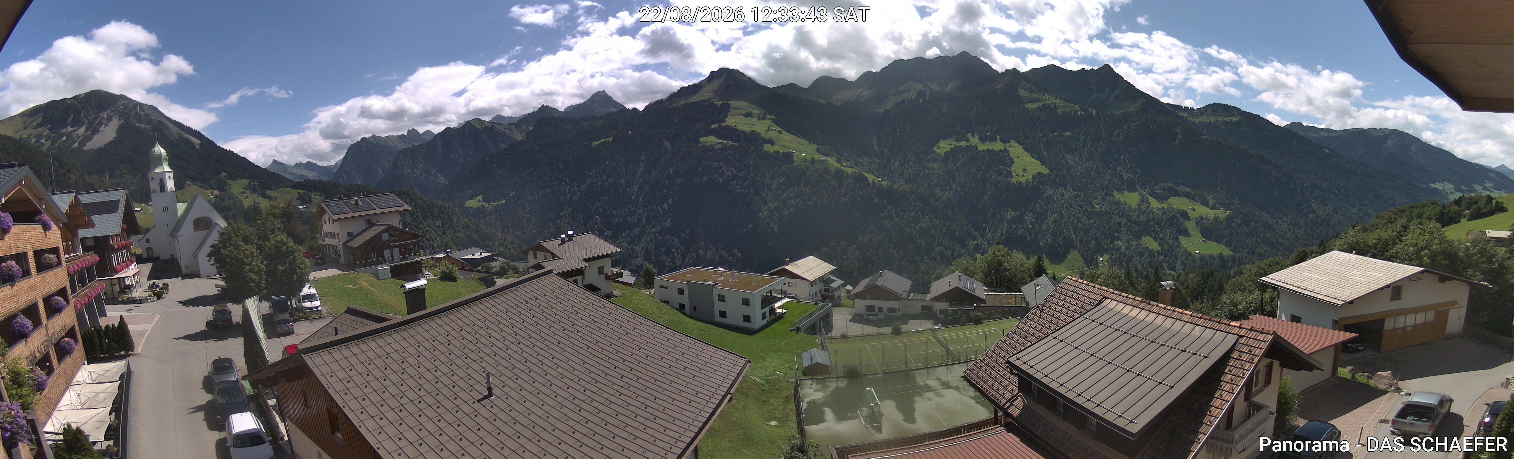 Archiv Foto Webcam Blick Dorf Fontanella