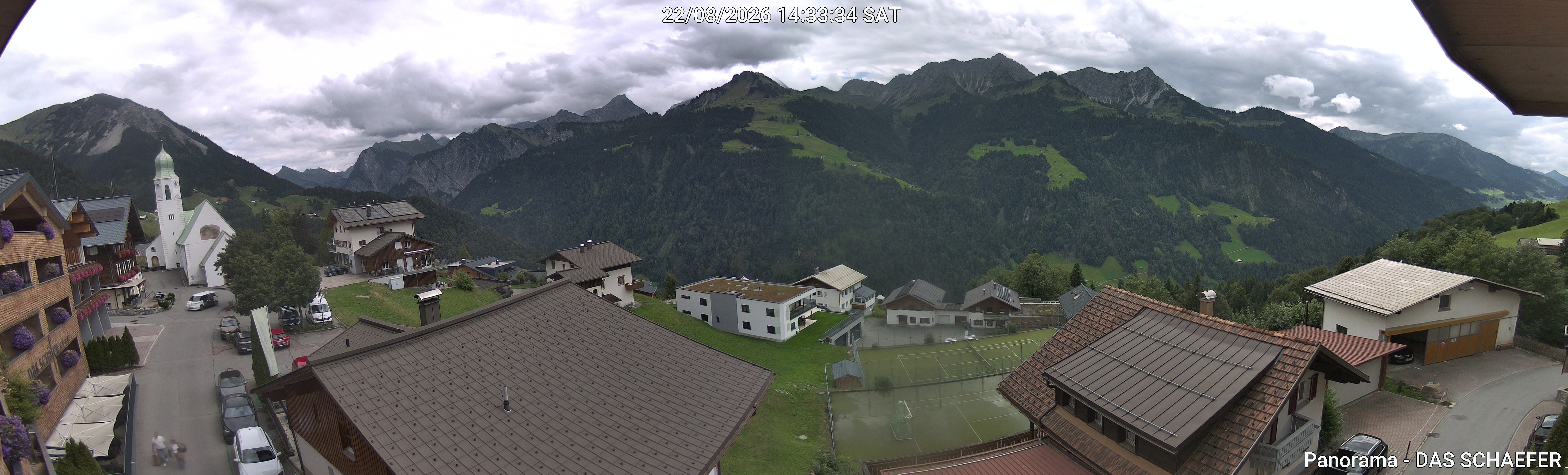 Archiv Foto Webcam Blick Dorf Fontanella