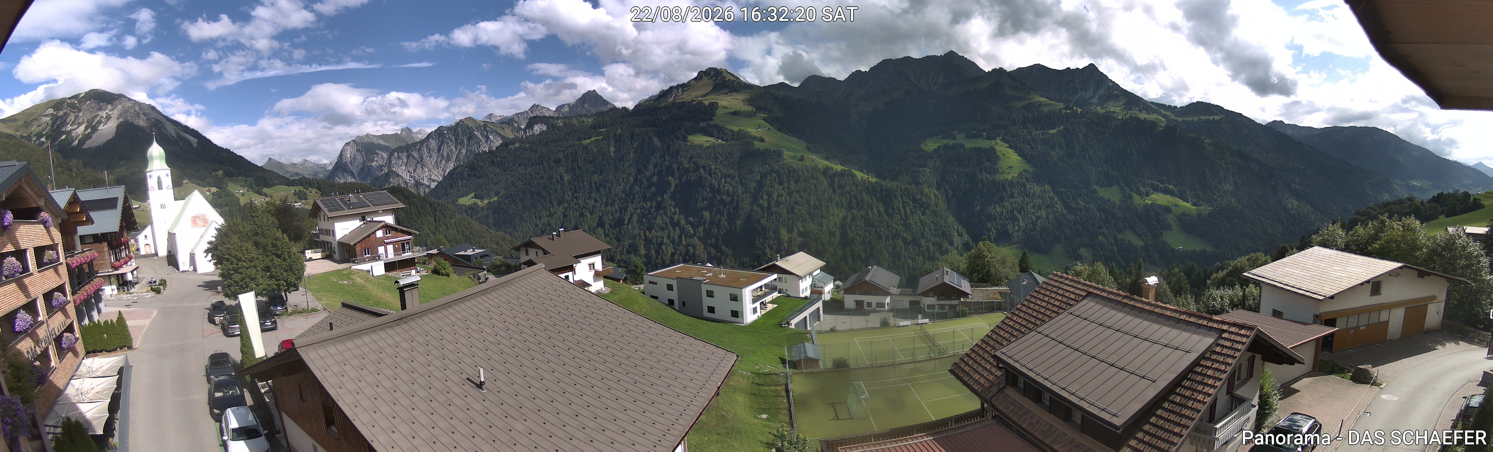 Archiv Foto Webcam Blick Dorf Fontanella