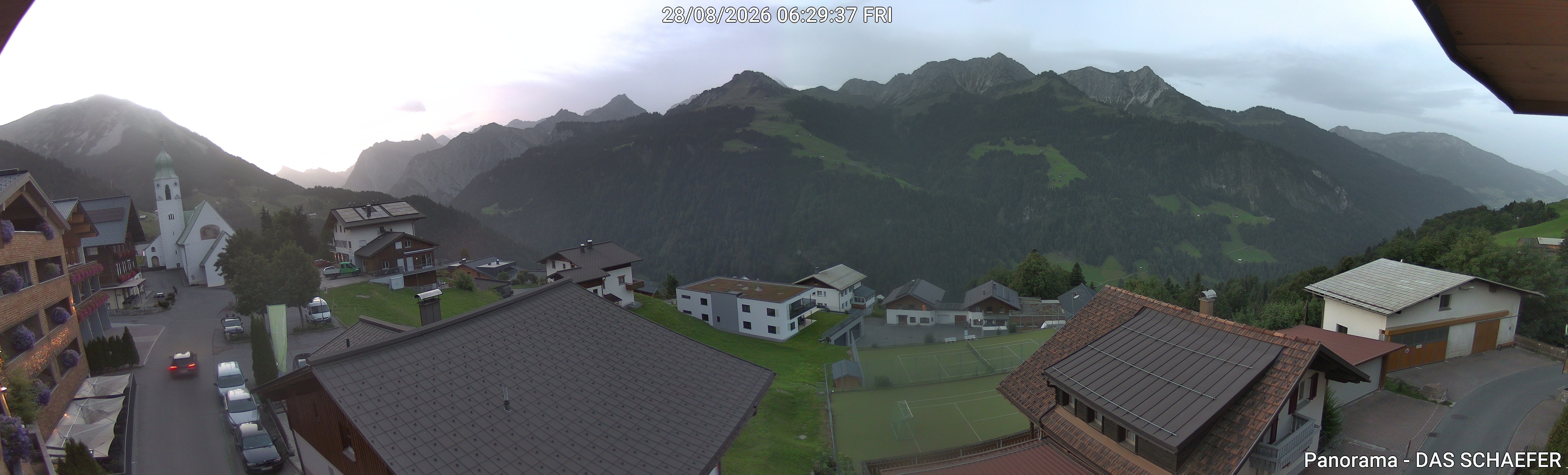 Archiv Foto Webcam Blick Dorf Fontanella