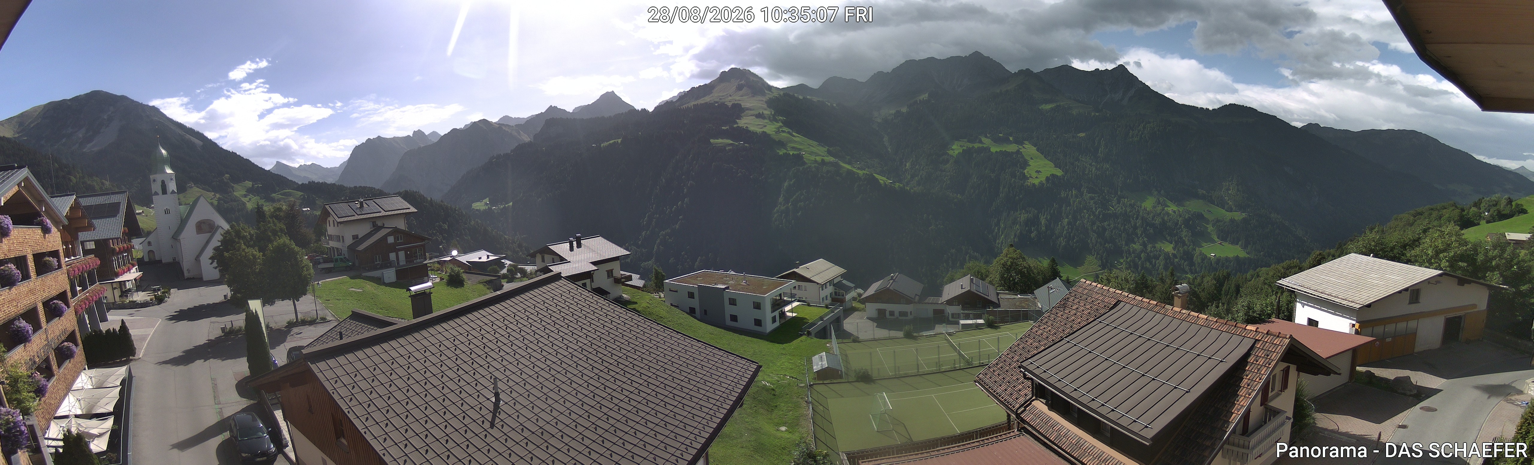 Archiv Foto Webcam Blick Dorf Fontanella