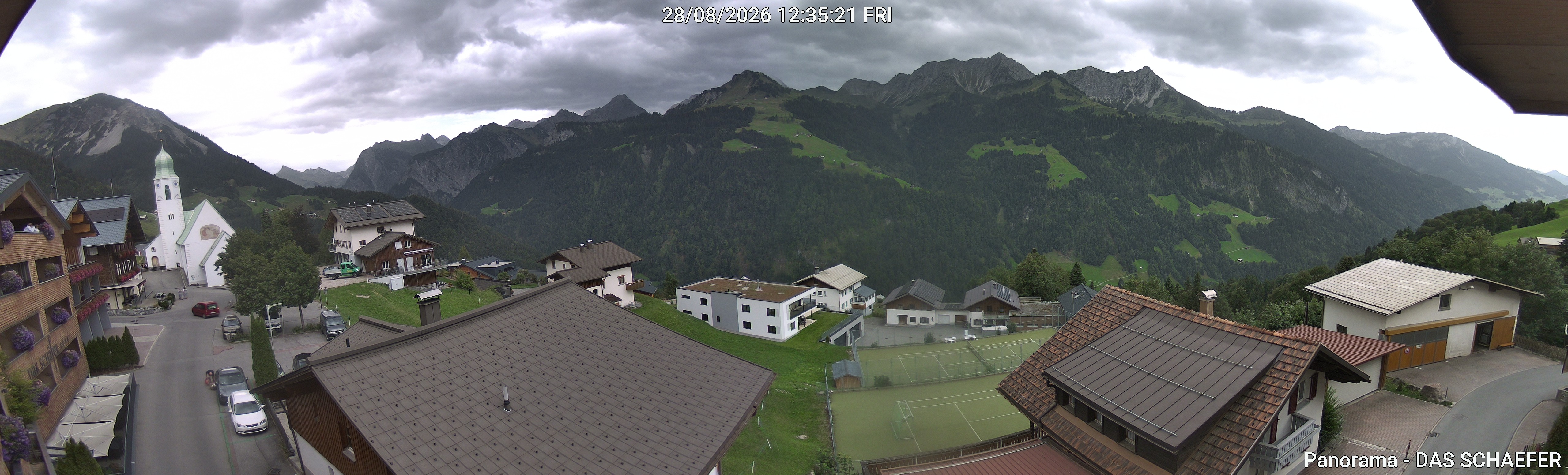 Archiv Foto Webcam Blick Dorf Fontanella