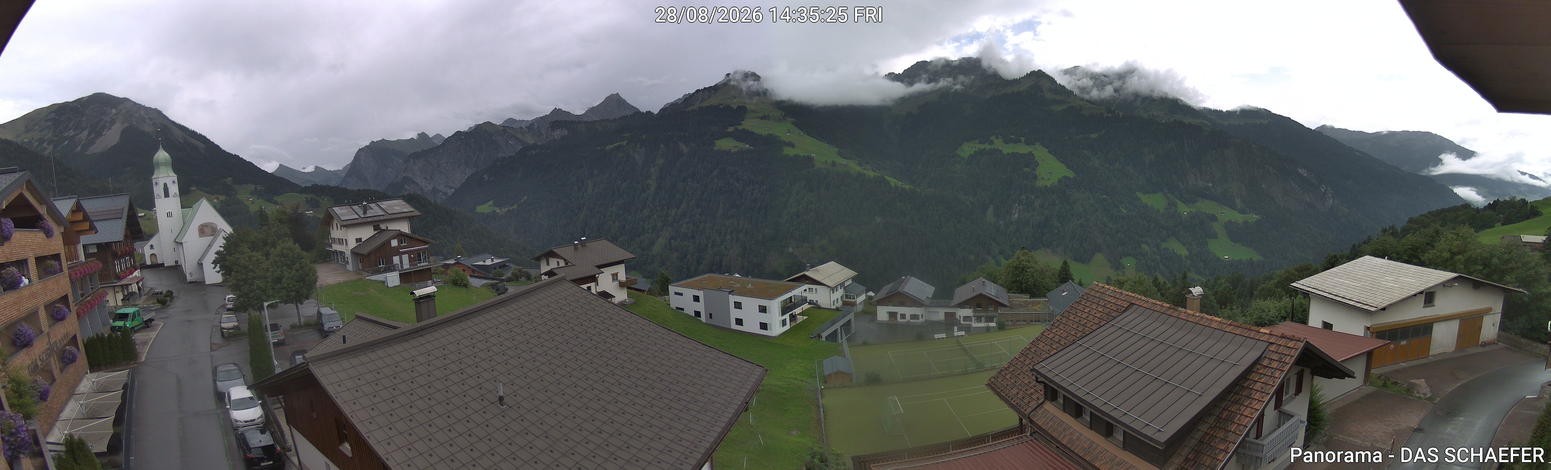 Archiv Foto Webcam Blick Dorf Fontanella
