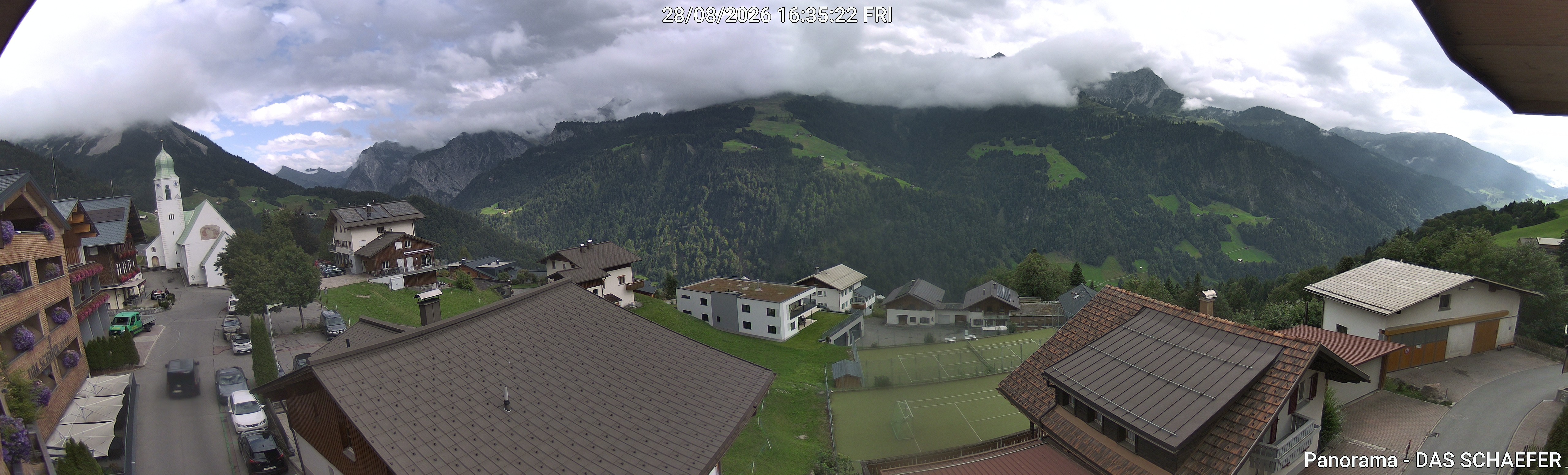 Archiv Foto Webcam Blick Dorf Fontanella