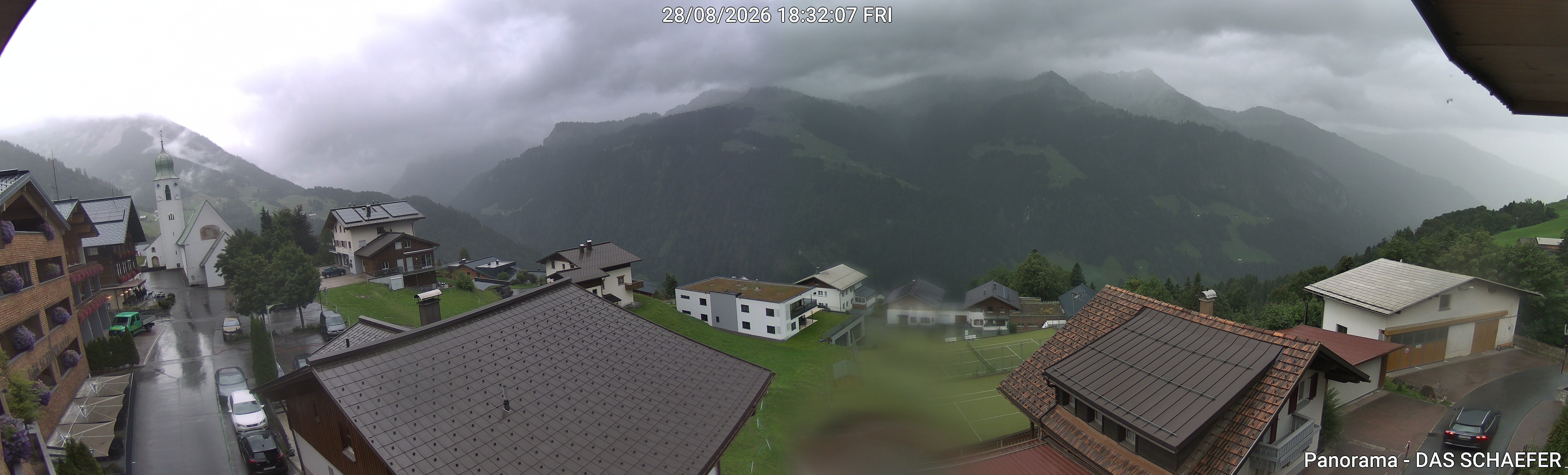 Archiv Foto Webcam Blick Dorf Fontanella