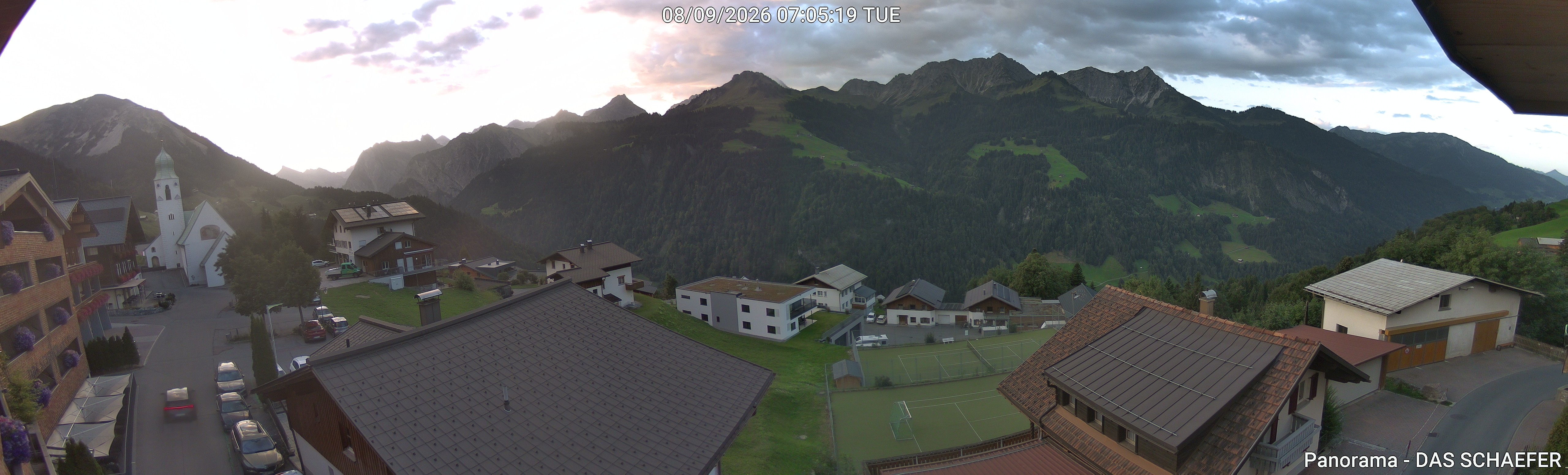 Archiv Foto Webcam Blick Dorf Fontanella