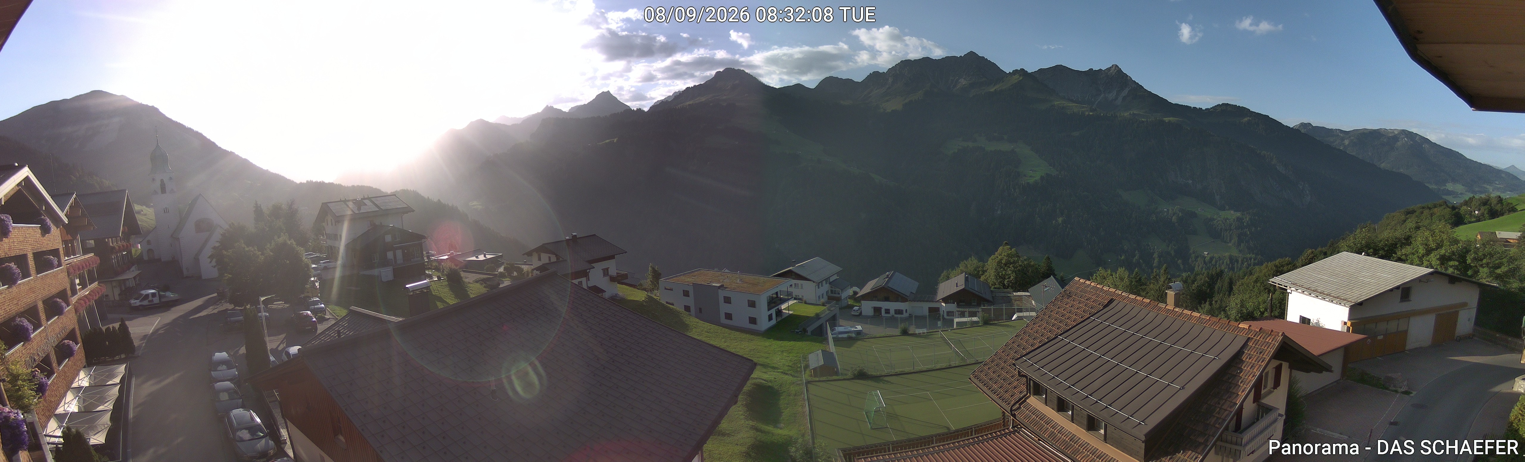 Archiv Foto Webcam Blick Dorf Fontanella