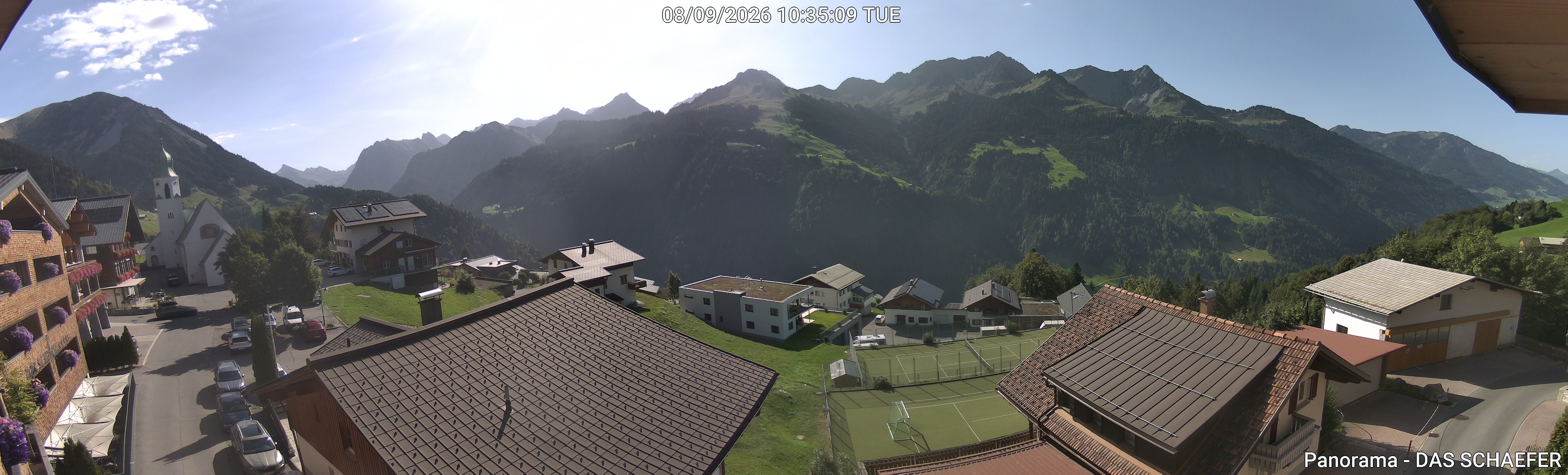 Archiv Foto Webcam Blick Dorf Fontanella