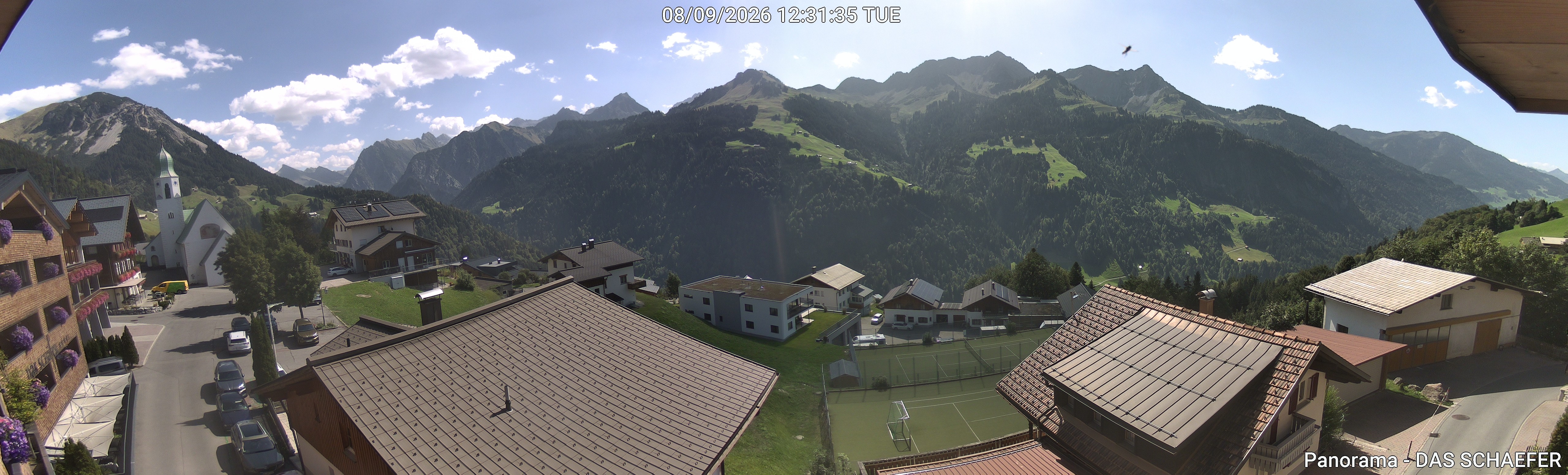 Archiv Foto Webcam Blick Dorf Fontanella