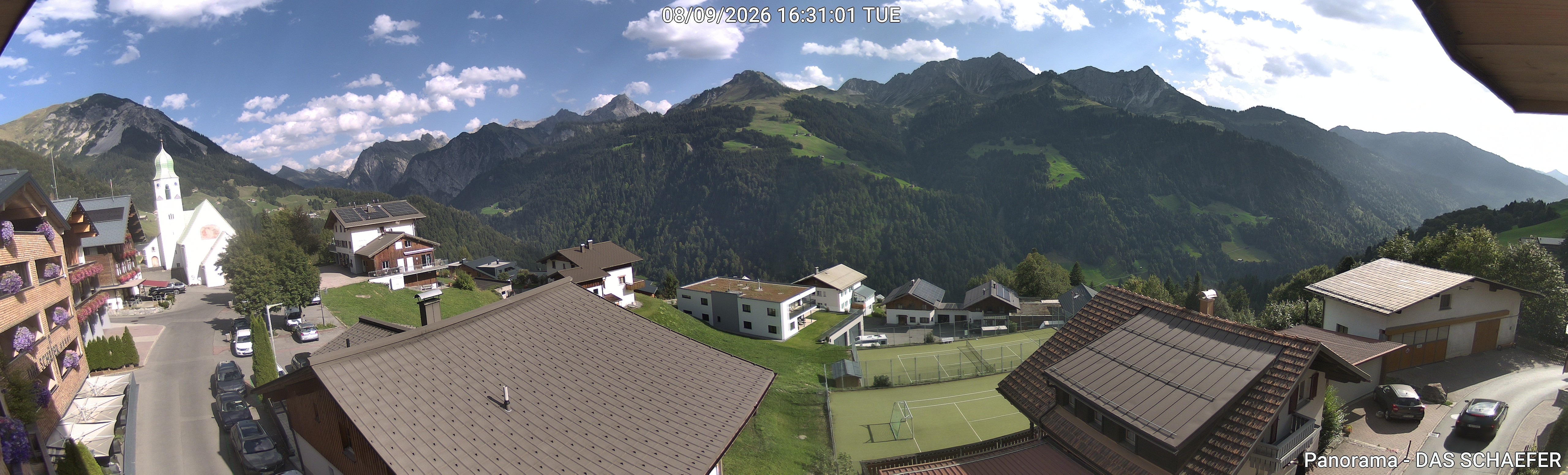 Archiv Foto Webcam Blick Dorf Fontanella