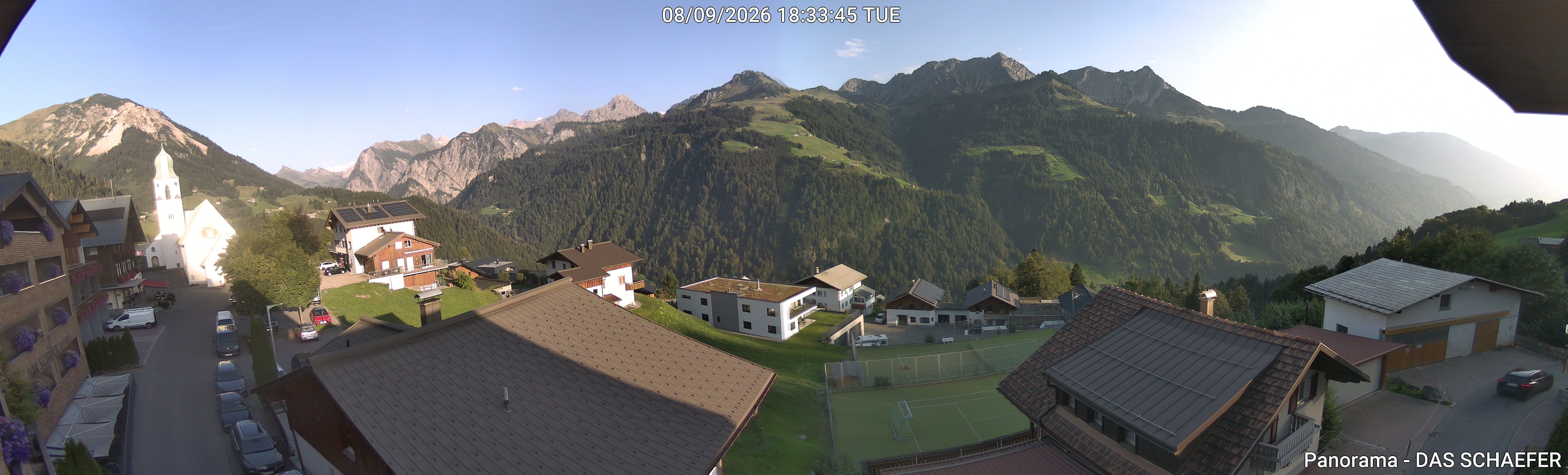 Archiv Foto Webcam Blick Dorf Fontanella