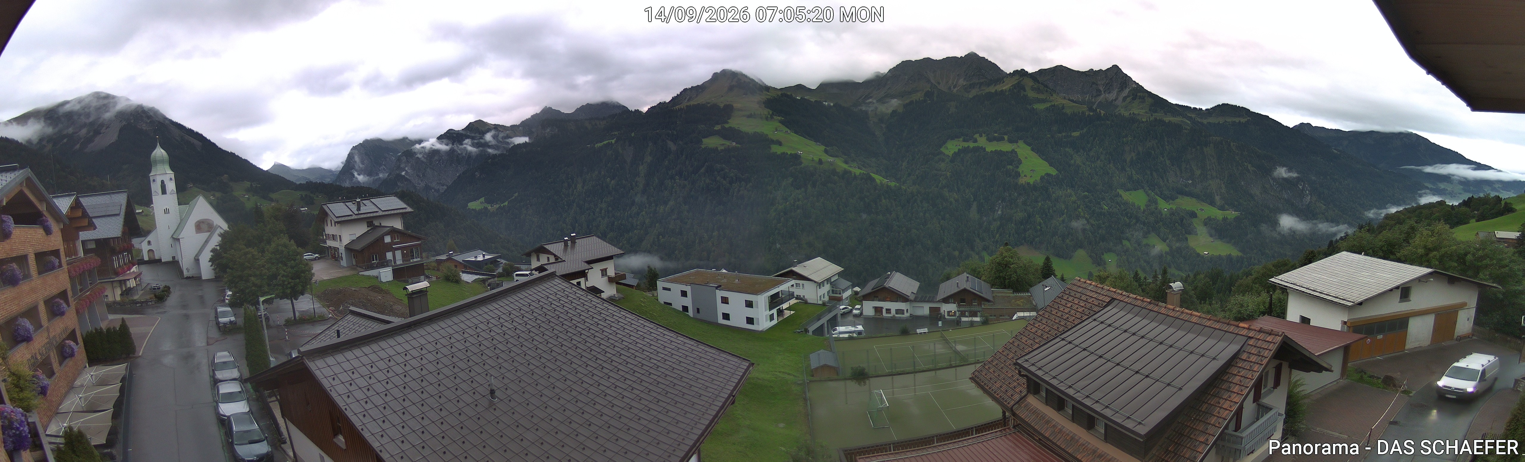 Archiv Foto Webcam Blick Dorf Fontanella