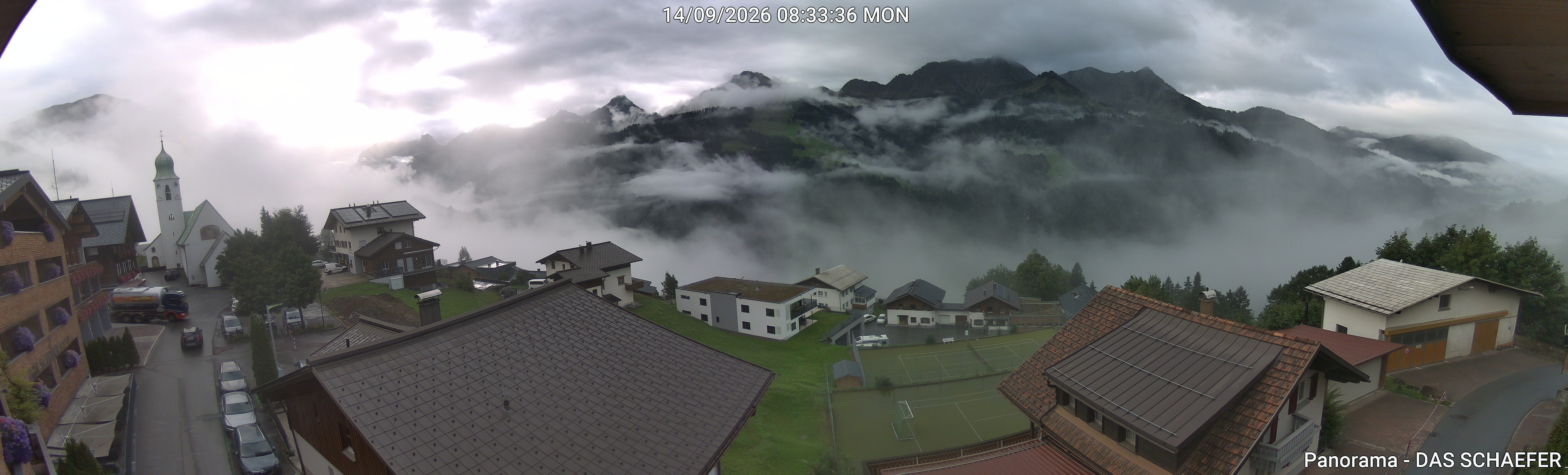 Archiv Foto Webcam Blick Dorf Fontanella