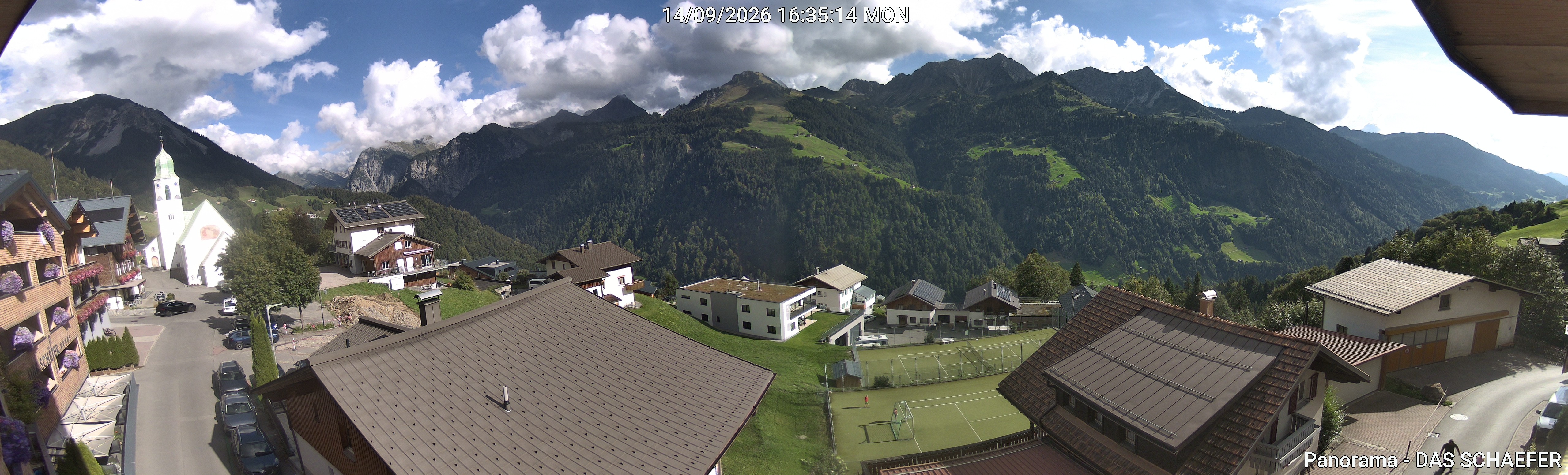 Archiv Foto Webcam Blick Dorf Fontanella