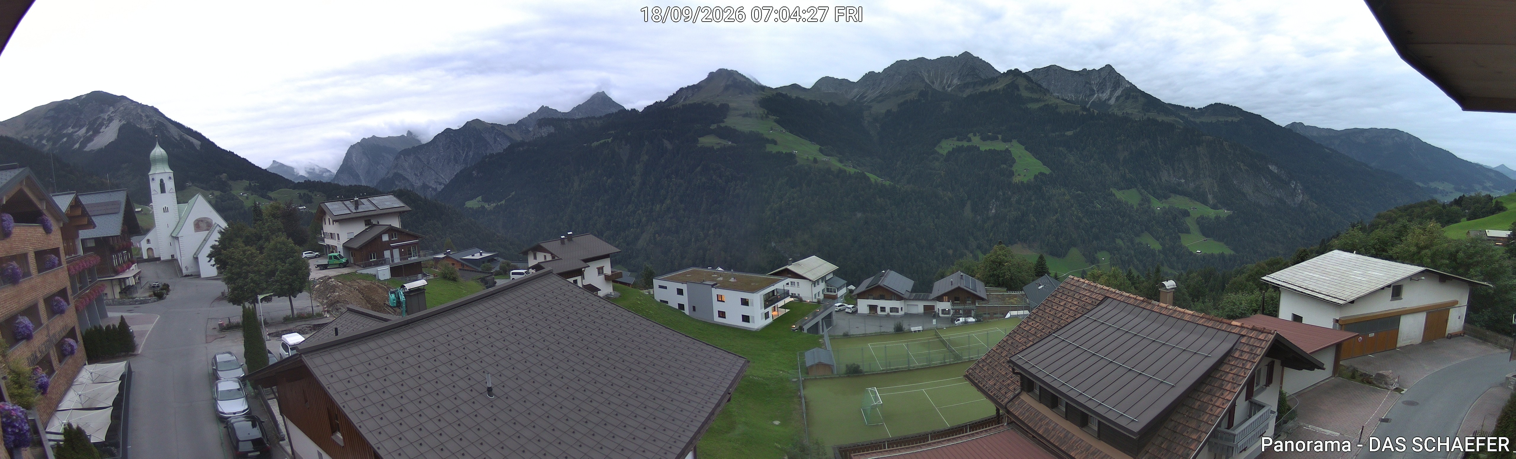 Archiv Foto Webcam Blick Dorf Fontanella