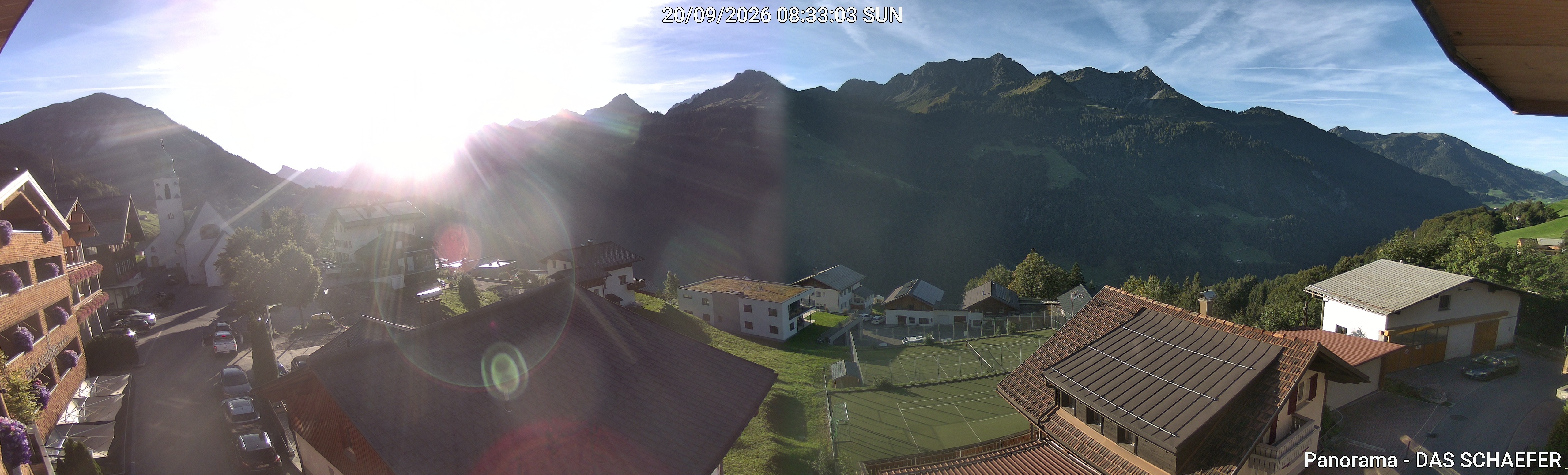 Archiv Foto Webcam Blick Dorf Fontanella