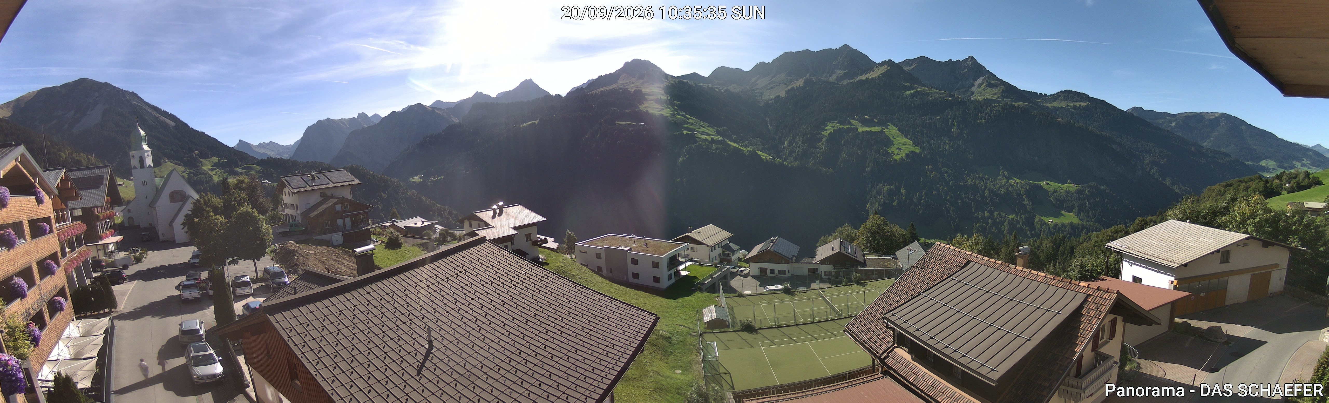 Archiv Foto Webcam Blick Dorf Fontanella