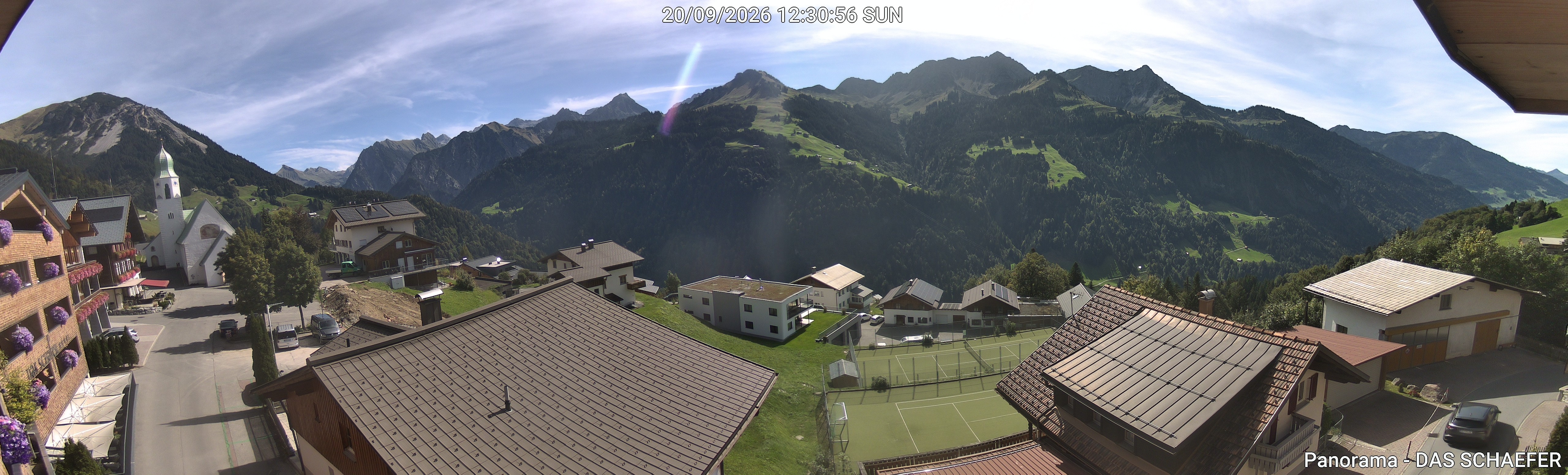 Archiv Foto Webcam Blick Dorf Fontanella