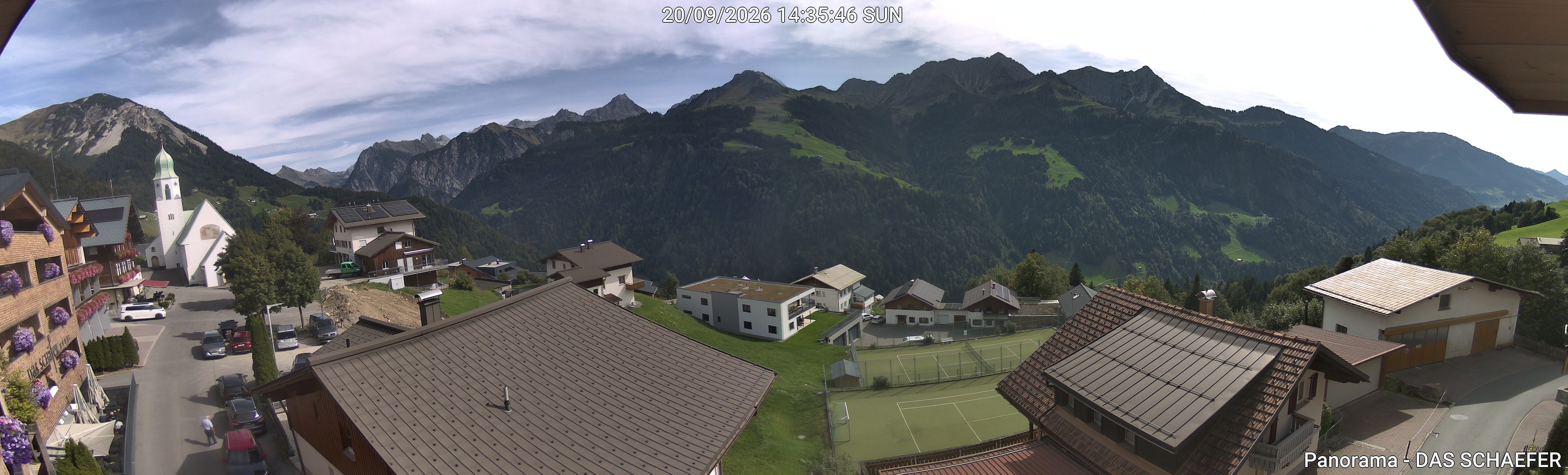 Archiv Foto Webcam Blick Dorf Fontanella