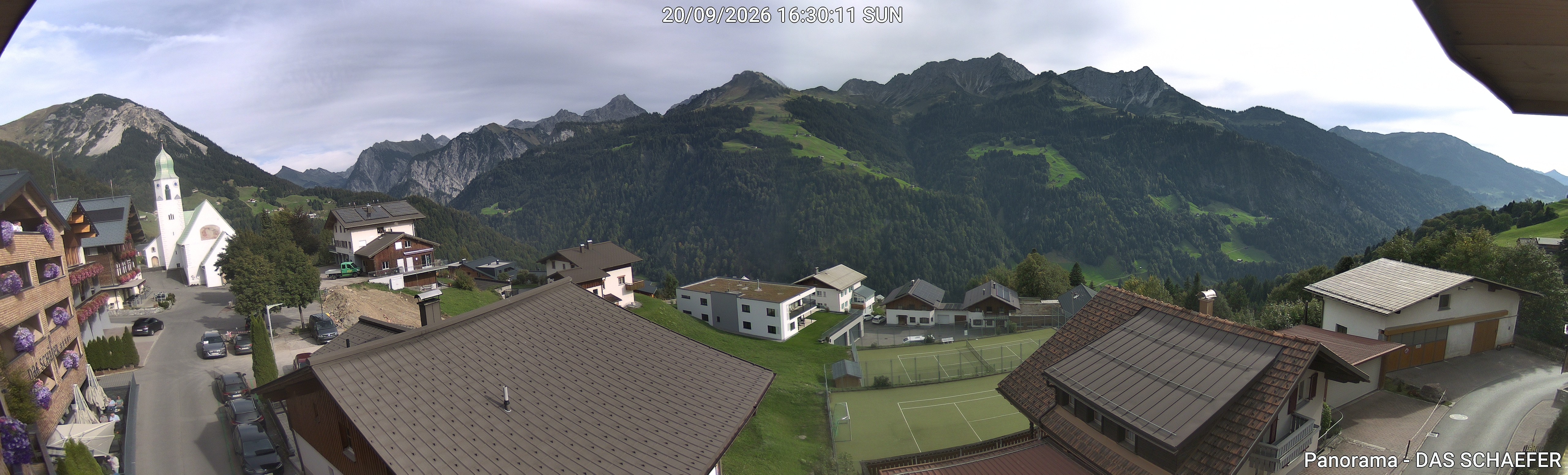 Archiv Foto Webcam Blick Dorf Fontanella