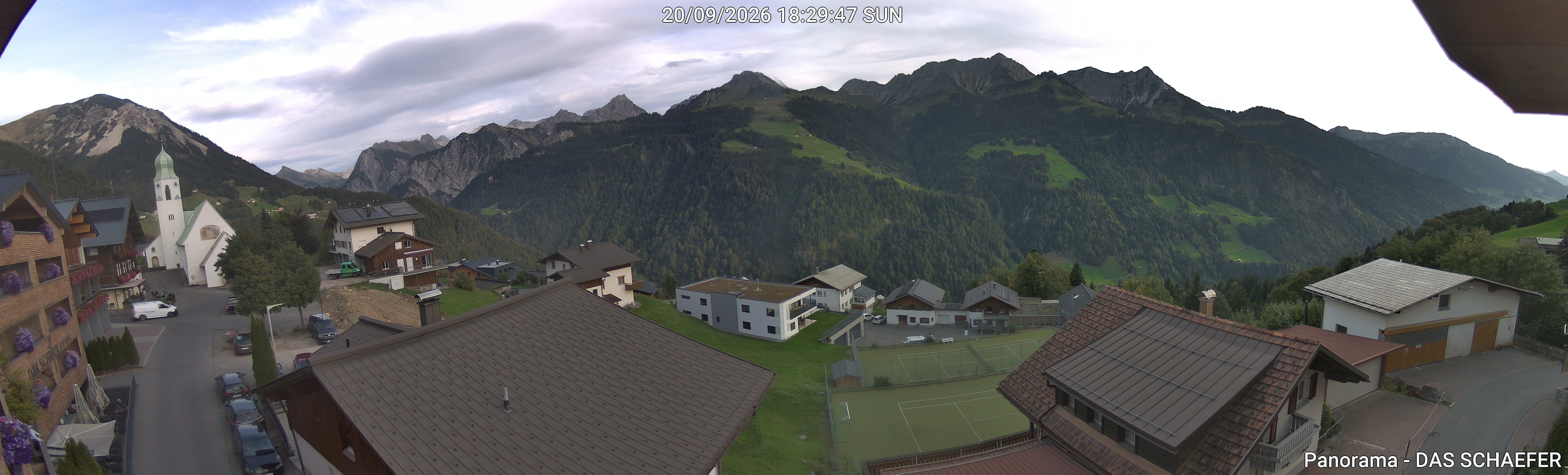 Archiv Foto Webcam Blick Dorf Fontanella