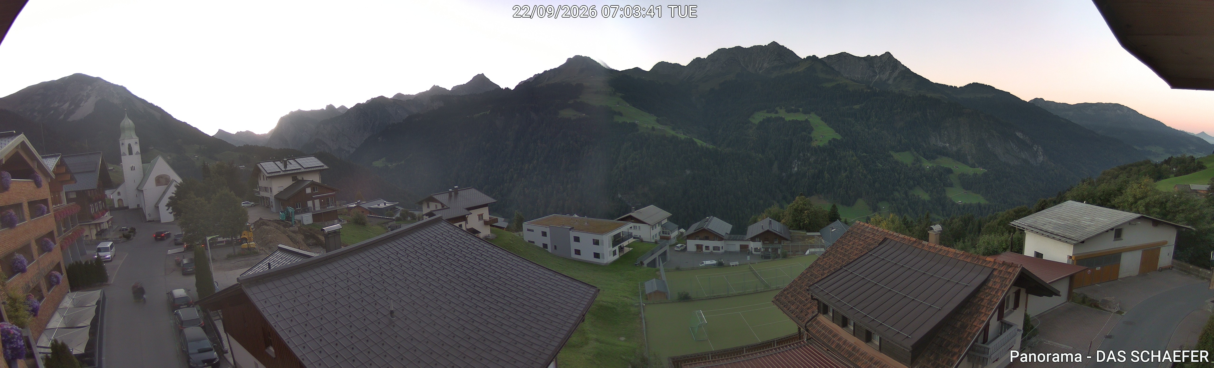Archiv Foto Webcam Blick Dorf Fontanella
