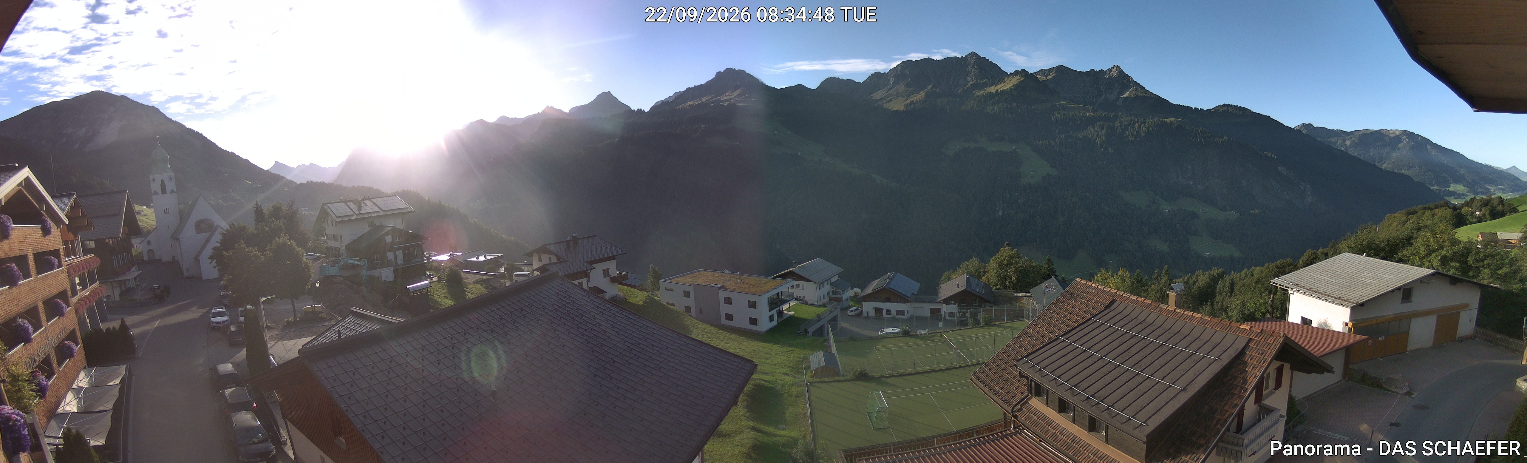 Archiv Foto Webcam Blick Dorf Fontanella