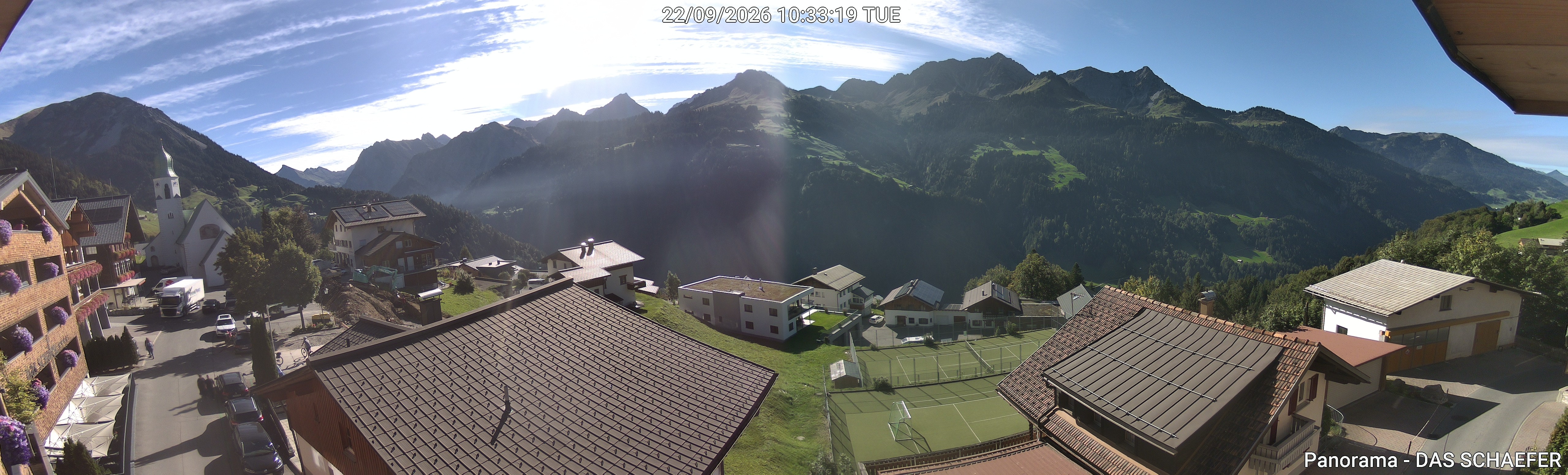 Archiv Foto Webcam Blick Dorf Fontanella