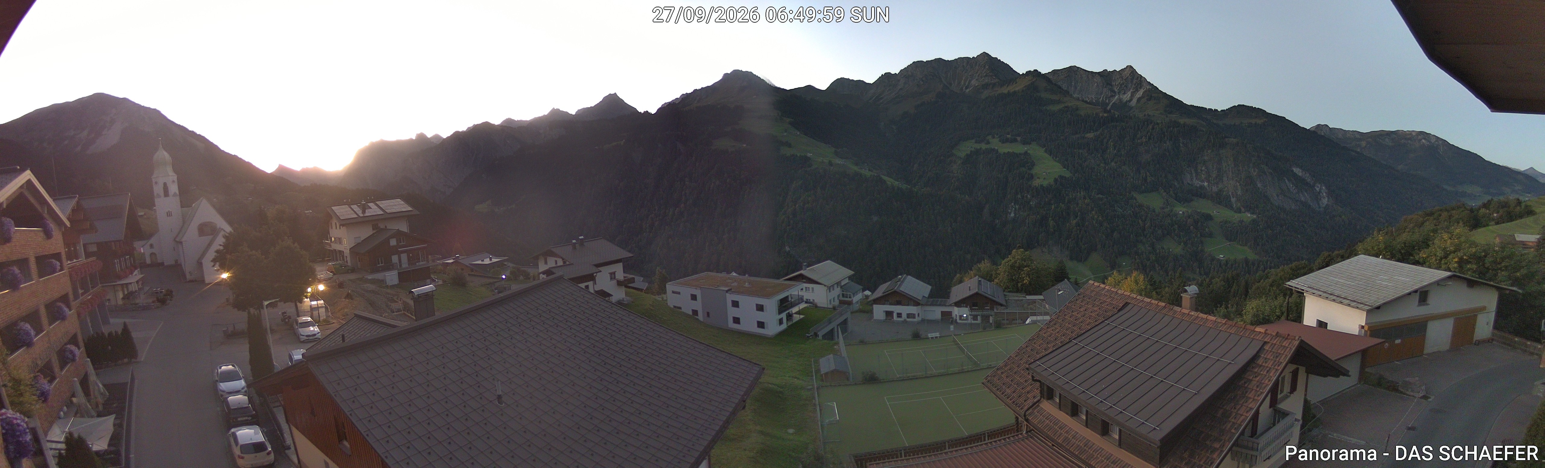 Archiv Foto Webcam Blick Dorf Fontanella
