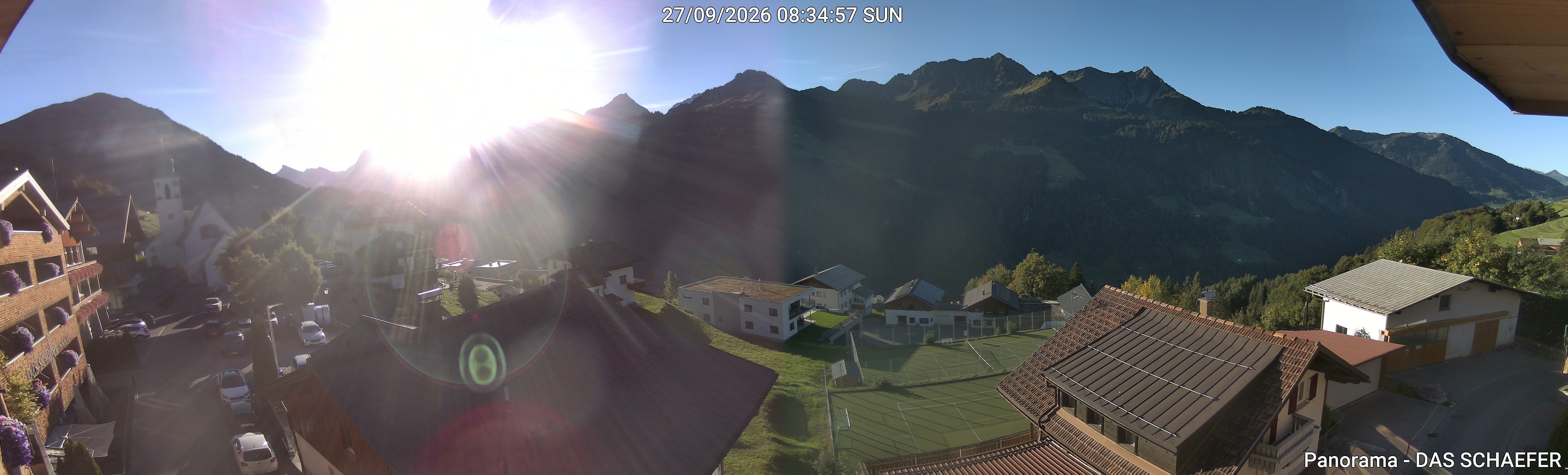 Archiv Foto Webcam Blick Dorf Fontanella
