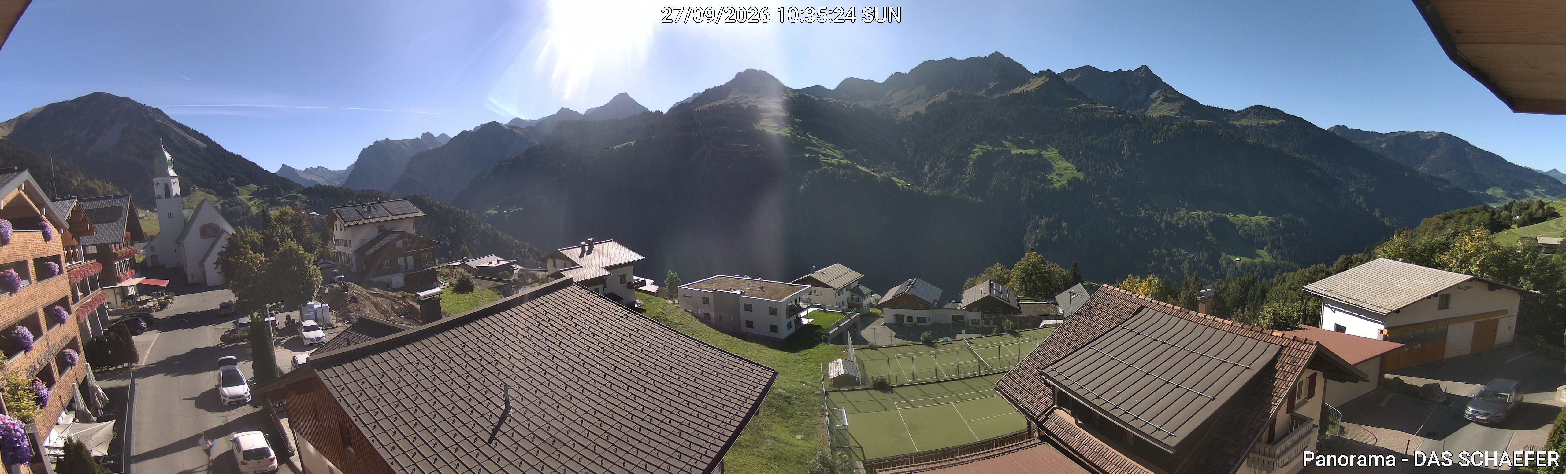 Archiv Foto Webcam Blick Dorf Fontanella