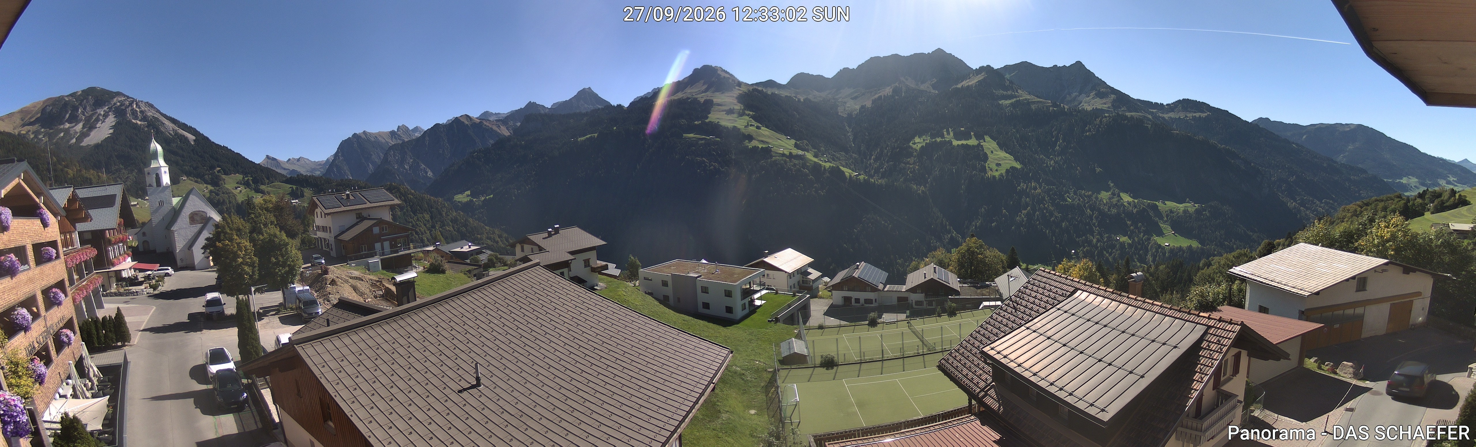 Archiv Foto Webcam Blick Dorf Fontanella
