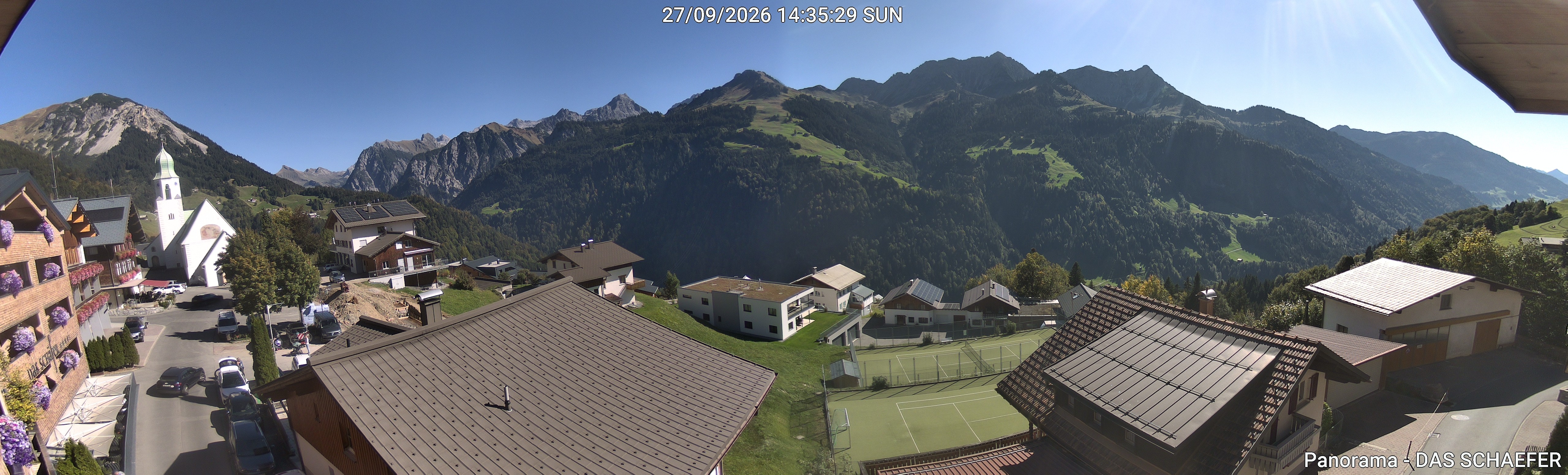 Archiv Foto Webcam Blick Dorf Fontanella