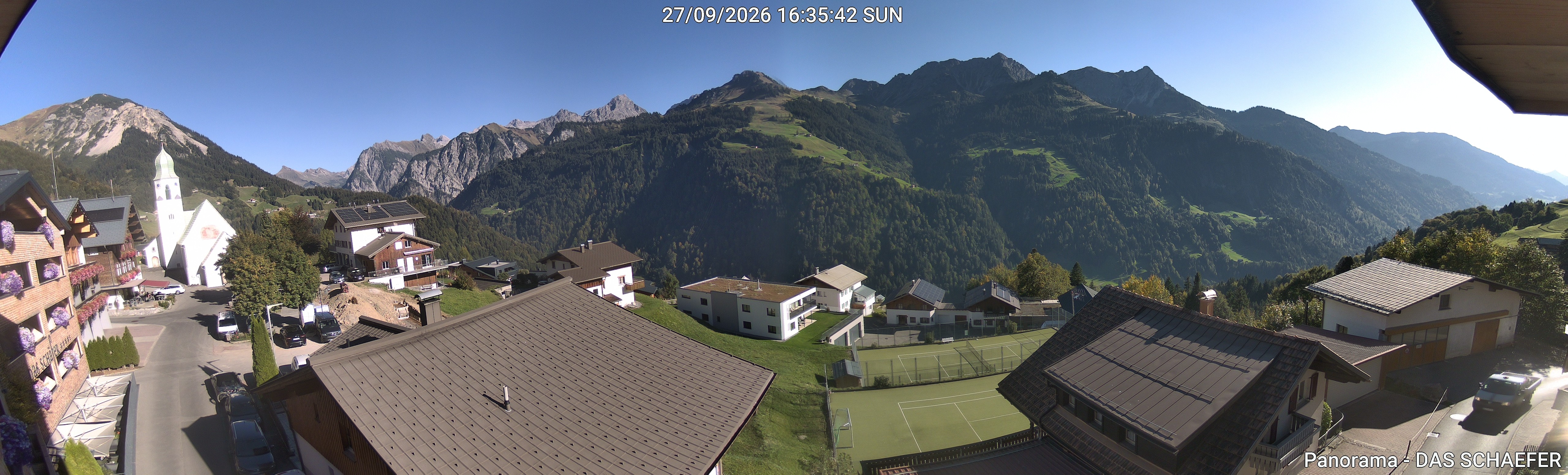 Archiv Foto Webcam Blick Dorf Fontanella